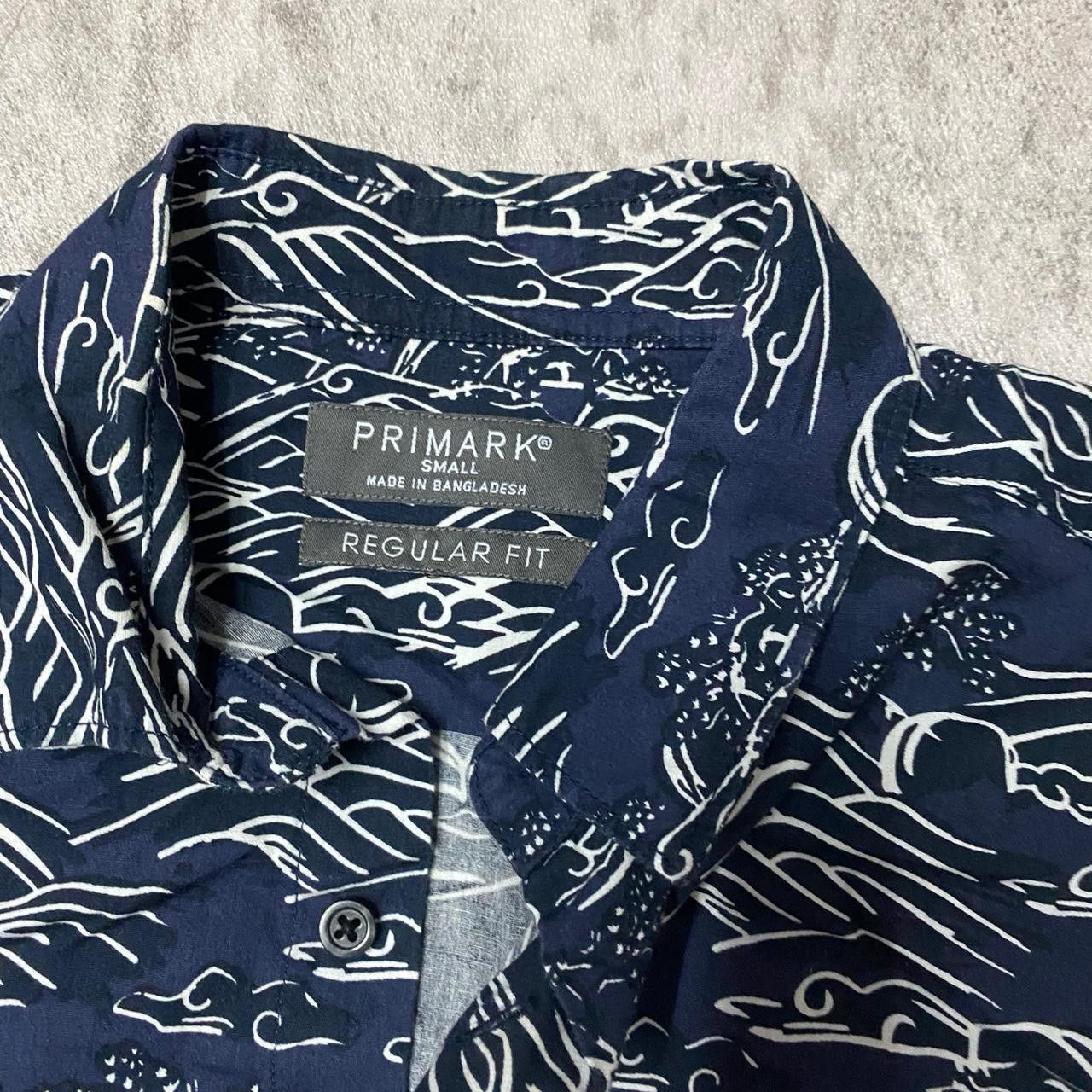 Other Navy & white short sleeve button up shirt Size US S / EU 44-46 / 1 - 3 Thumbnail