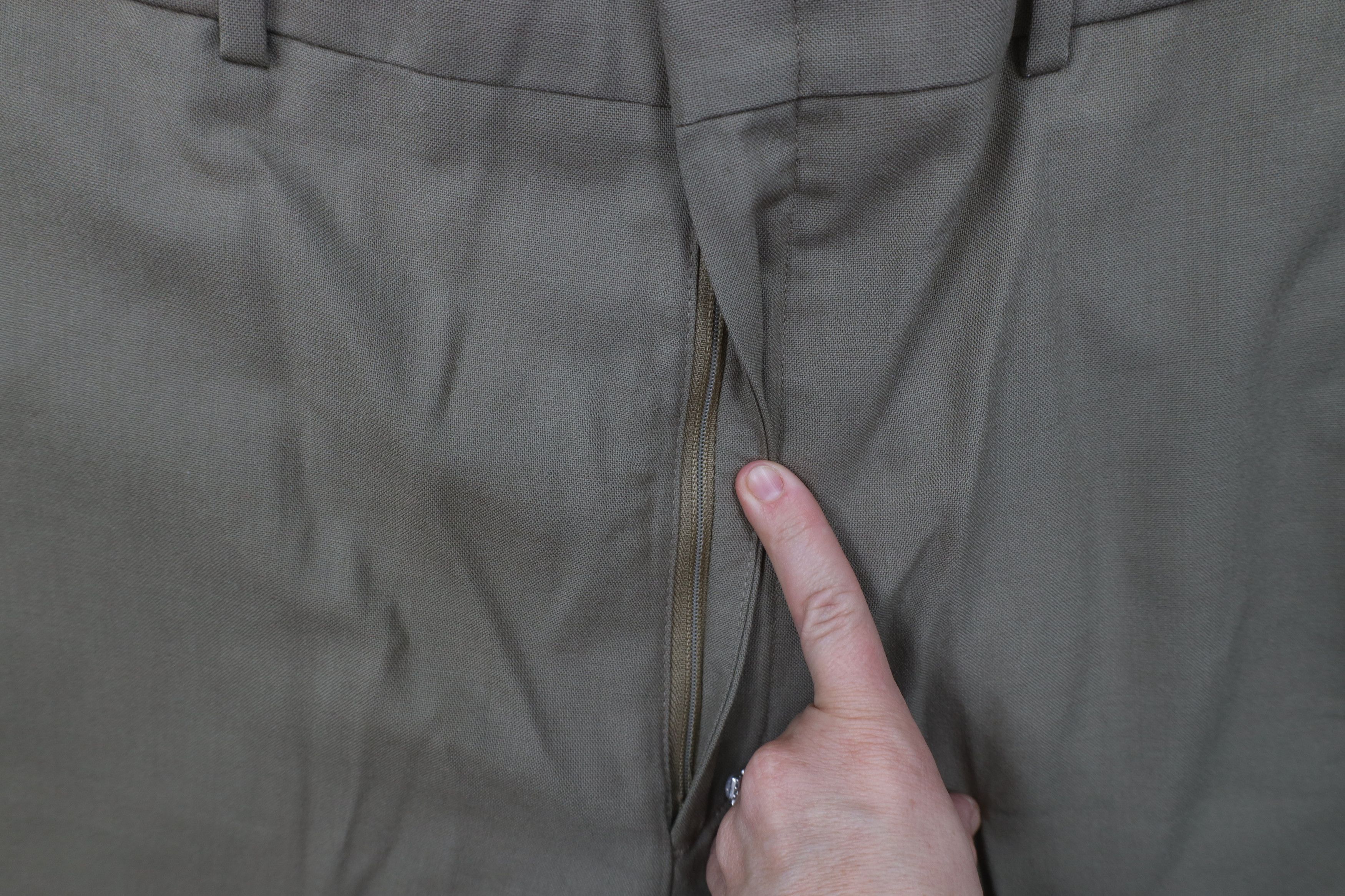 Lands' End Vintage 90s Lands End Knit Wide Leg Chino Pants Beige USA Size US 36 / EU 52 - 5 Thumbnail