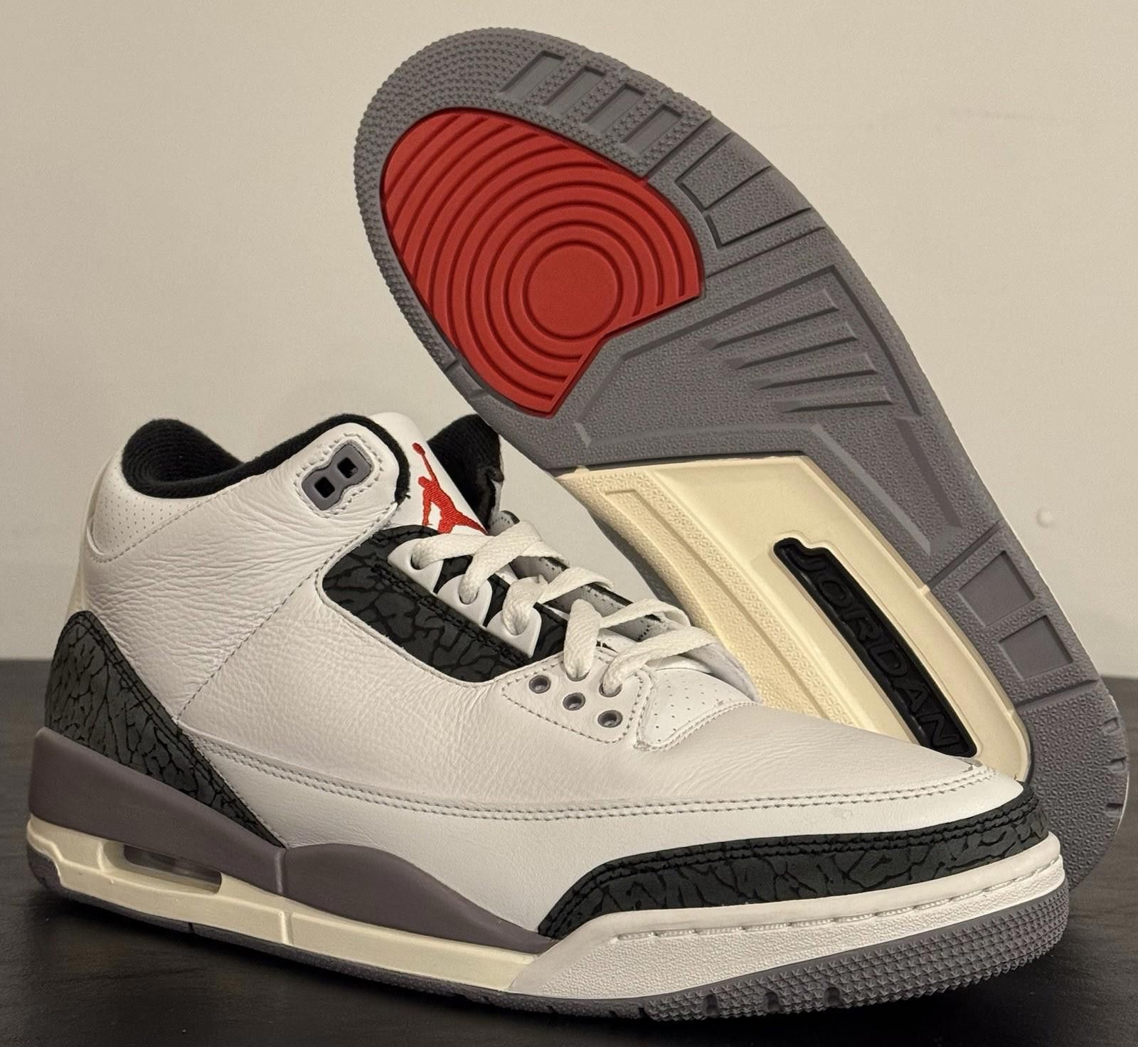 Jordan Brand Size 11 - Air Jordan 3 Retro Cement Grey Size US 11 / EU 44 - 6 Thumbnail