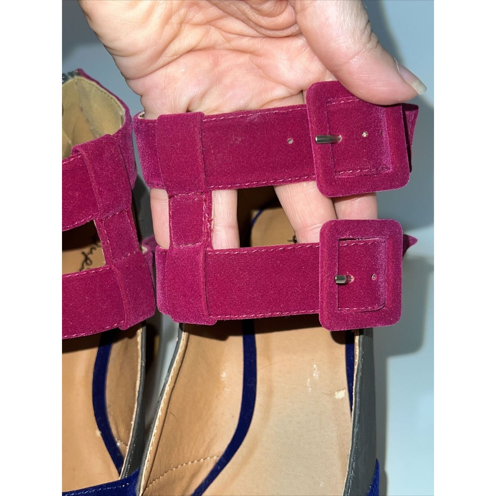 Other Qupid LISBETH 6.5 Ankle Strap Buckle Wedge Platform Sandals Size US 6.5 / IT 36.5 - 6 Thumbnail