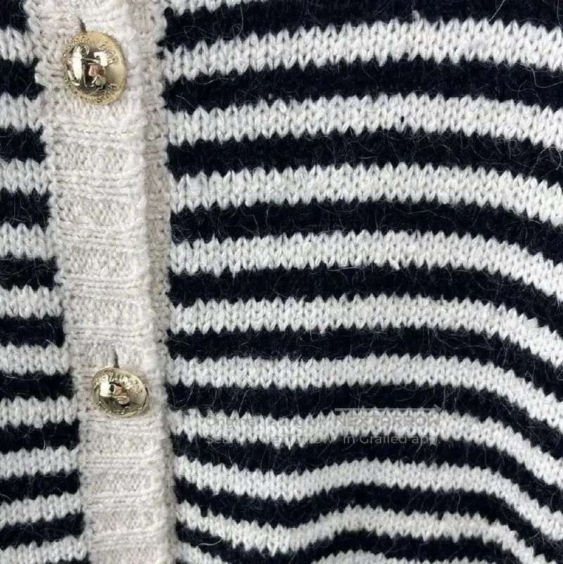 Dior Dior Striped Cotton Cardigan for Women . Size M / US 6-8 / IT 42-44 - 3 Thumbnail