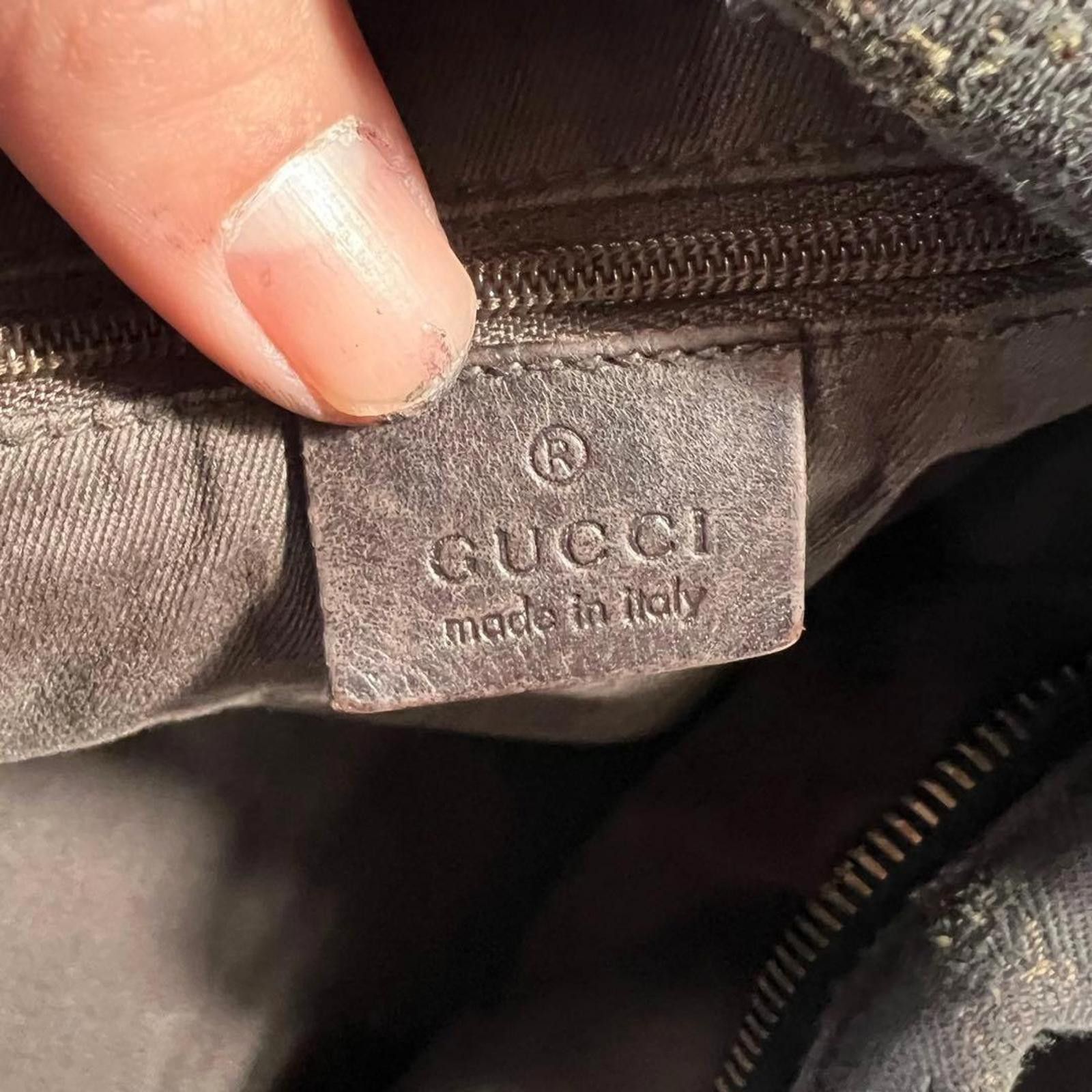 Gucci Gucci - Brown Monogram Canvas Shoulder Bag Size ONE SIZE - 6 Thumbnail