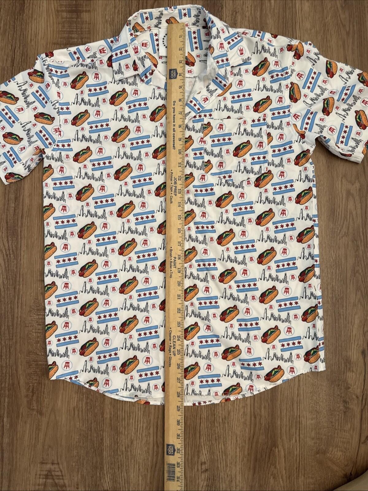 Other Barstool Sports Chicago Hot Dog Hawaiian Shirt Tropical Bros Size US M / EU 48-50 / 2 - 5 Thumbnail