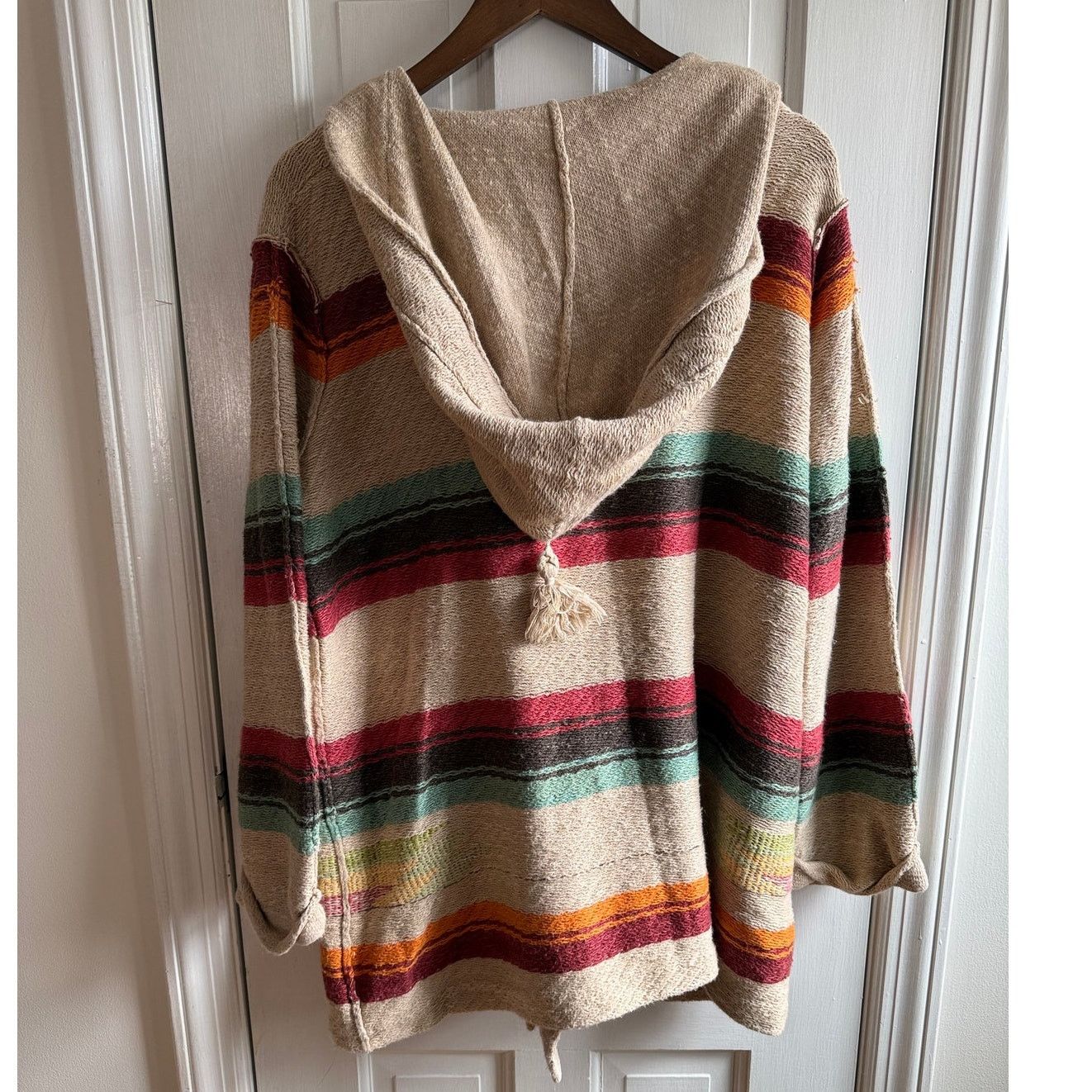 Ralph Lauren Vintage Ralph Lauren Southwest Hooded Knit Toggle Cardigan Size US L / EU 52-54 / 3 - 2 Thumbnail