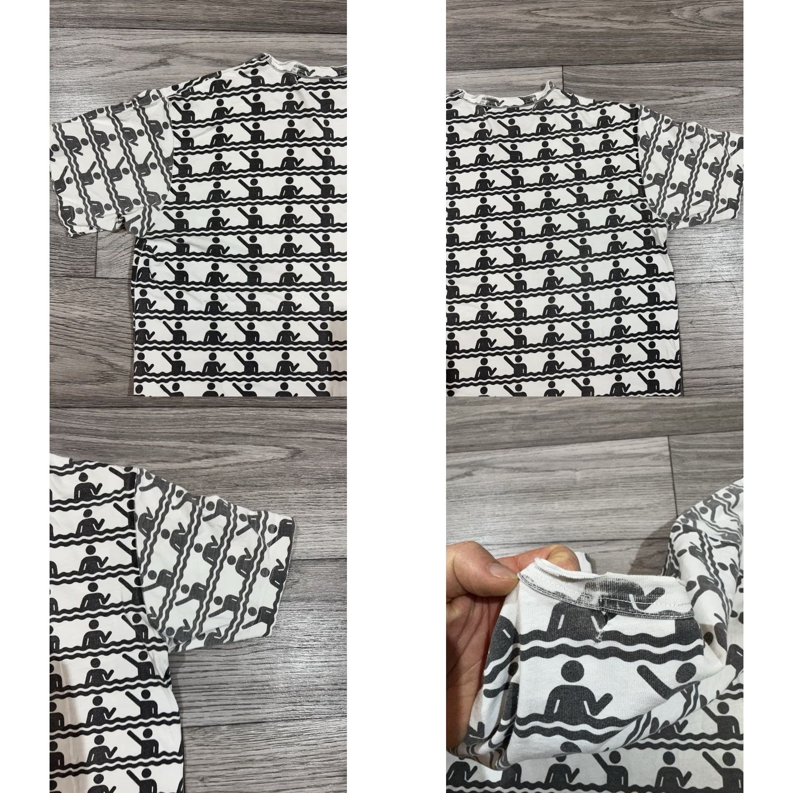 Comme des Garcons Girl Comme des Garçons Rei Kawakubo All Over Print Pocket T-Shirt White Men’s Size S Shirts Mens S White All Over Print Pocket T-Shirt 90s (decade) Size US S / EU 44-46 / 1 - 8 Thumbnail