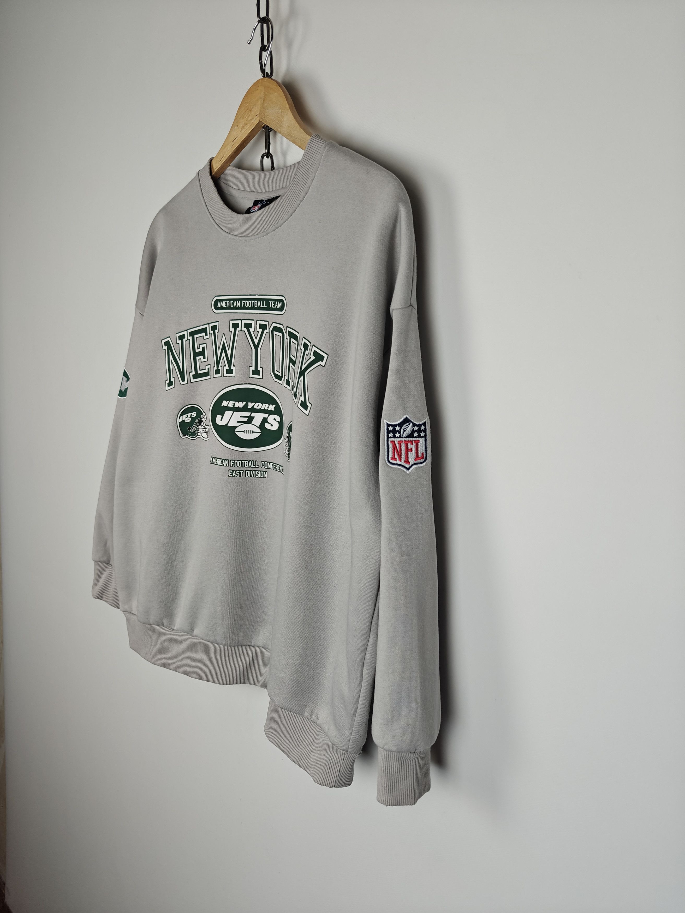 NFL NFL New York Jets Sweatshirt Pullover Oversized Fit size S Size US S / EU 44-46 / 1 - 5 Thumbnail