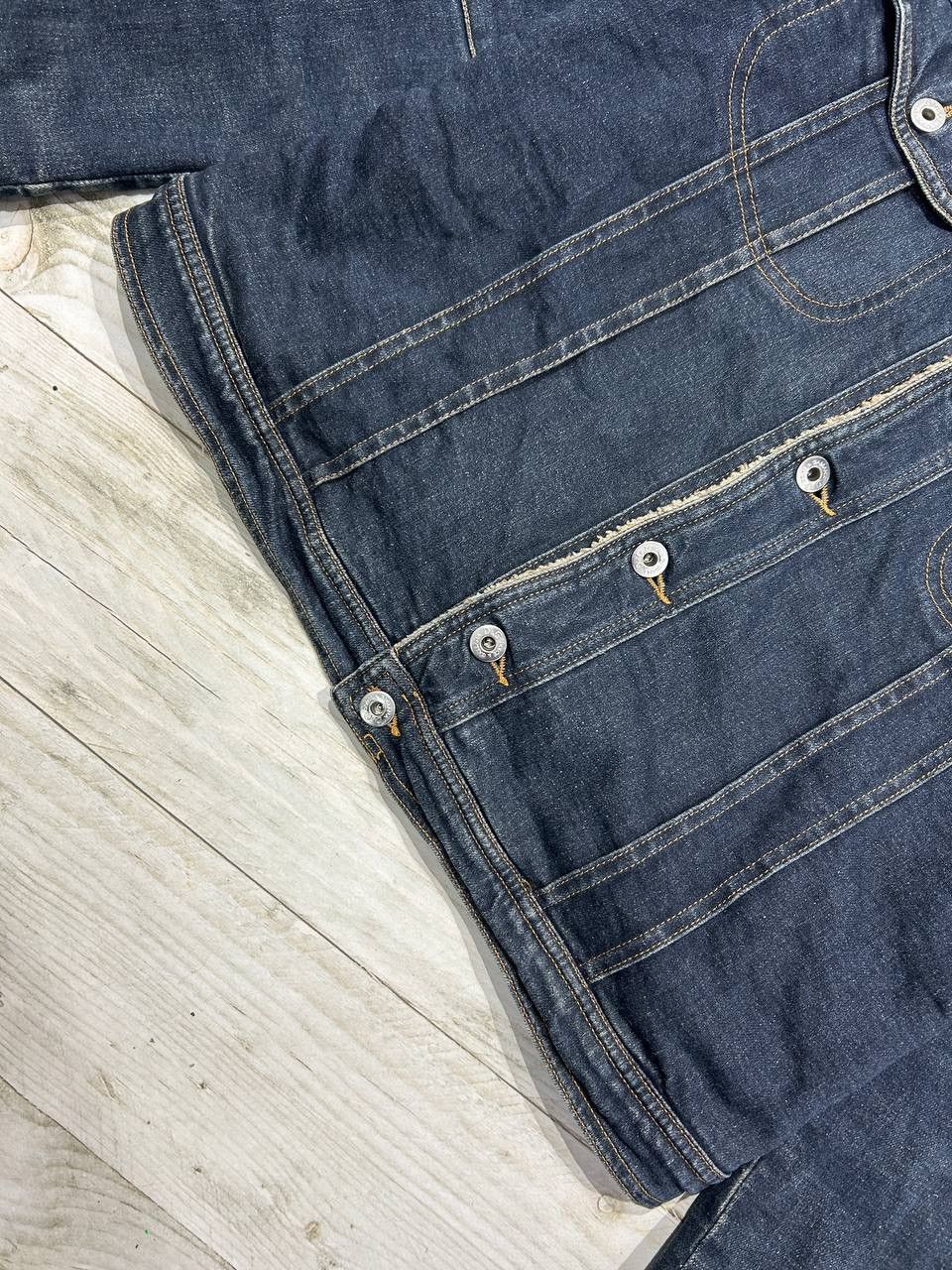 Dolce & Gabbana Vintage Dolce Gabbana Denim Jacket Sherpa Y2K Size L / US 10 / IT 46 - 6 Thumbnail