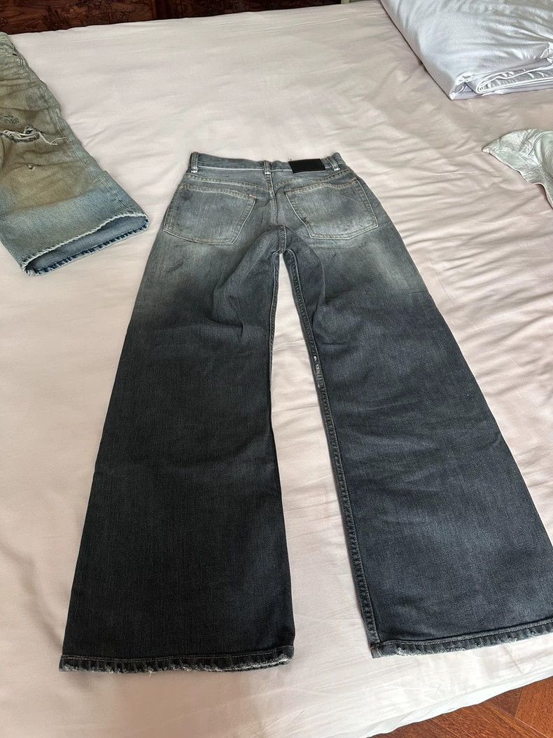 Acne Studios Black Distressed Denim Jeans - dmc