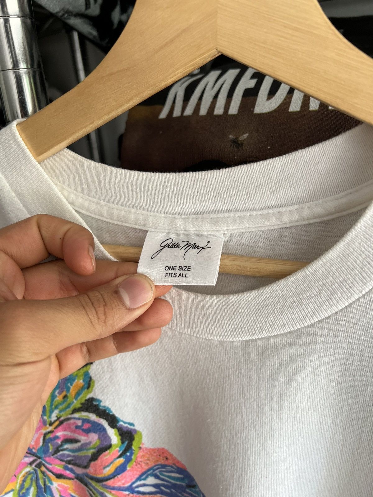 Arts & Science 90s Gilda Marx Flowers Nature Single Stitch Tee Size US XL / EU 56 / 4 - 6 Thumbnail
