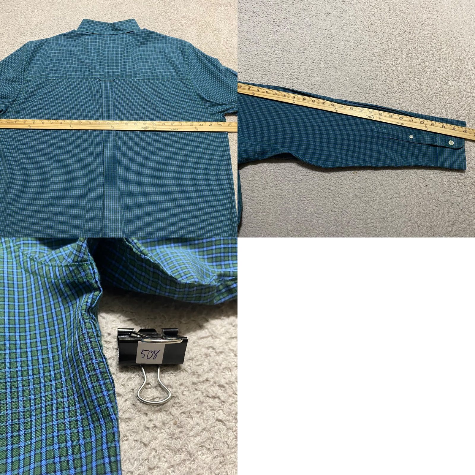 Chaps Chaps Ralph Lauren Mens XL Shirt Multicolor Plaid Check Long Sleeve Button-Down Shirt Size US XL / EU 56 / 4 - 8 Thumbnail