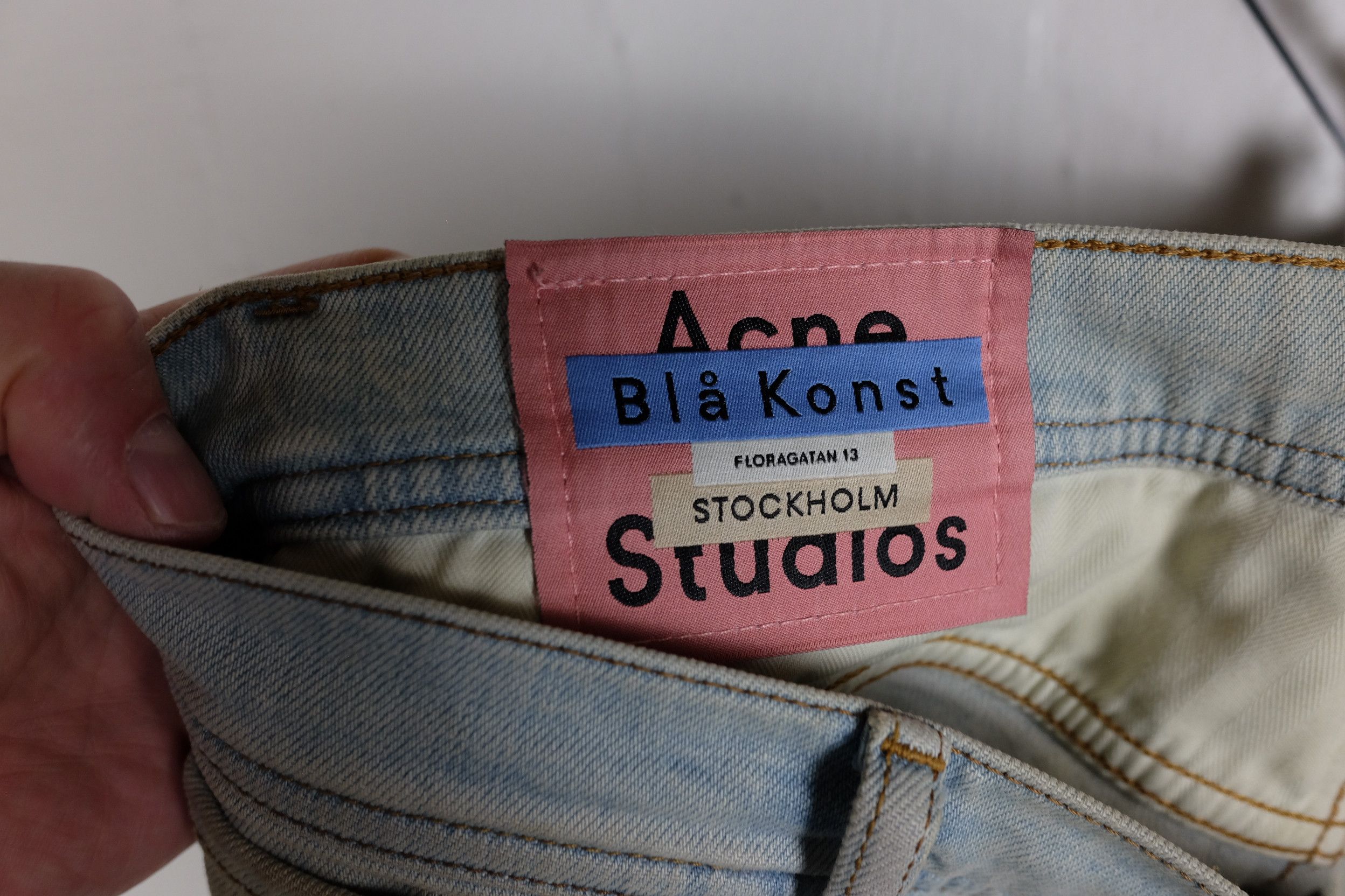 Acne Studios Acne Studios Blå Konst North Lt Blue Jeans Size US 33 - 8 Thumbnail