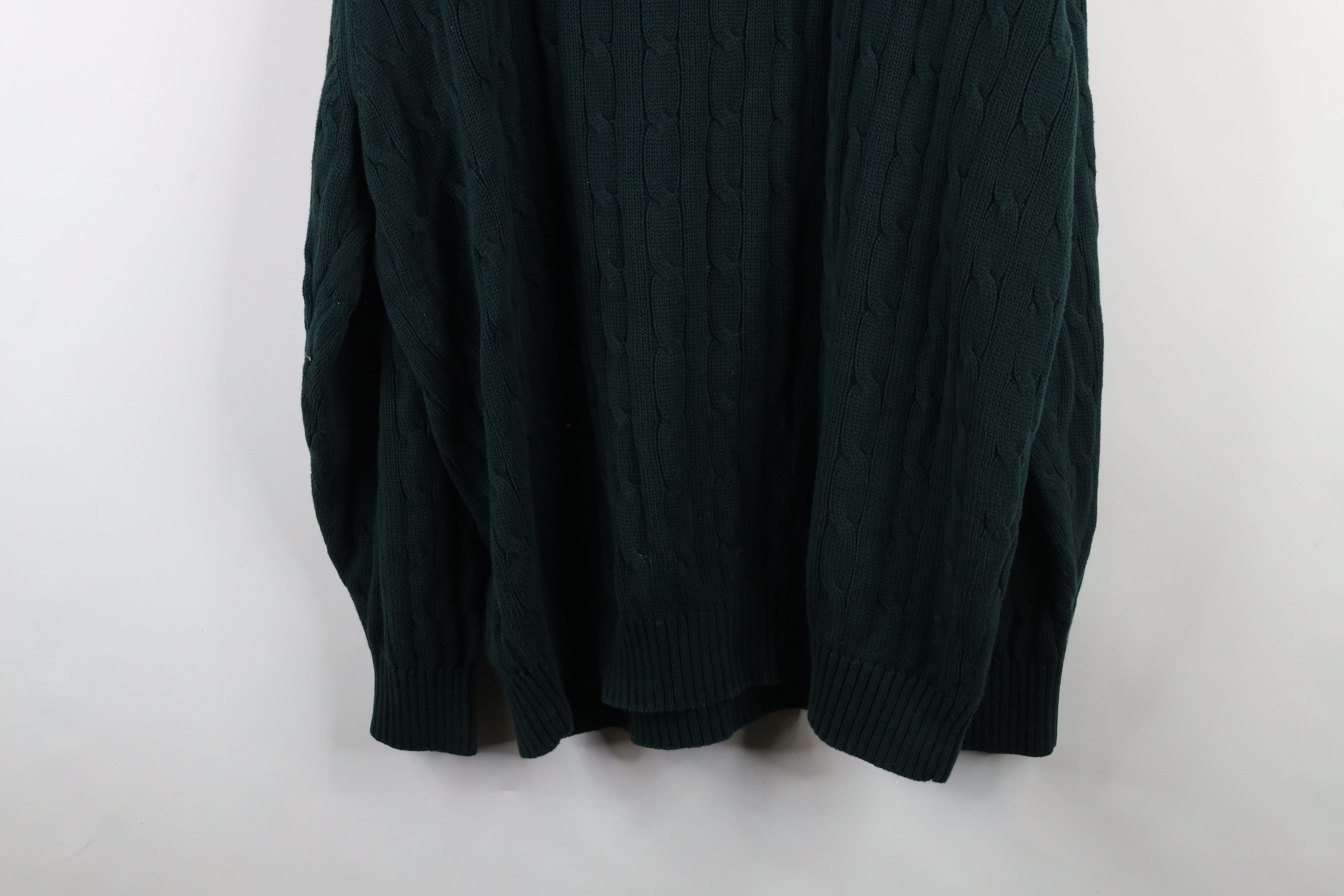 Jos. A. Bank × Vintage Vintage Jos A Bank Blank Chunky Cotton Cable Knit Sweater Size US XXL / EU 58 / 5 - 8 Thumbnail