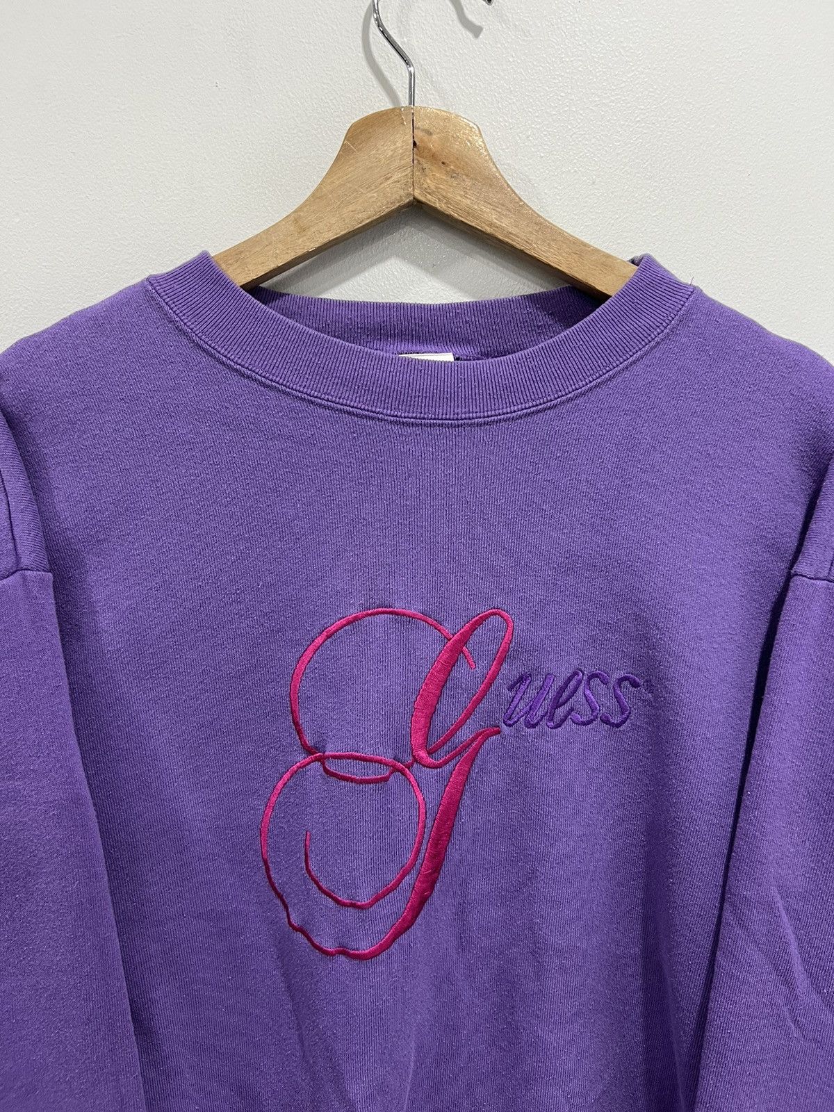 Guess Vintage Guess Sweater Sweatshirt spellout Size US XL / EU 56 / 4 - 2 Thumbnail