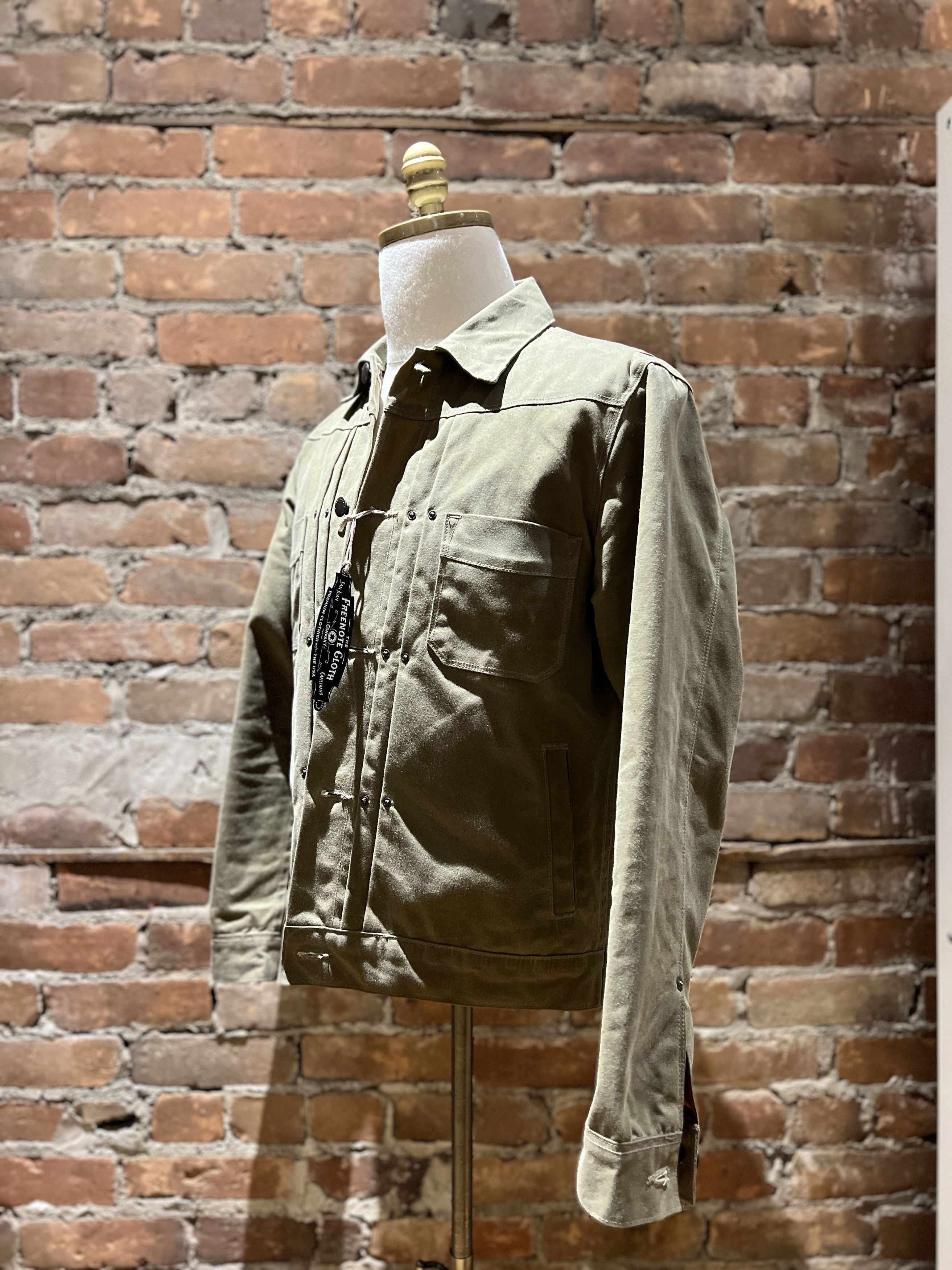 Freenote Cloth Freenote Cloth Riders Jacket Waxed Canvas Tobacco Purple Int Size US M / EU 48-50 / 2 - 2 Thumbnail