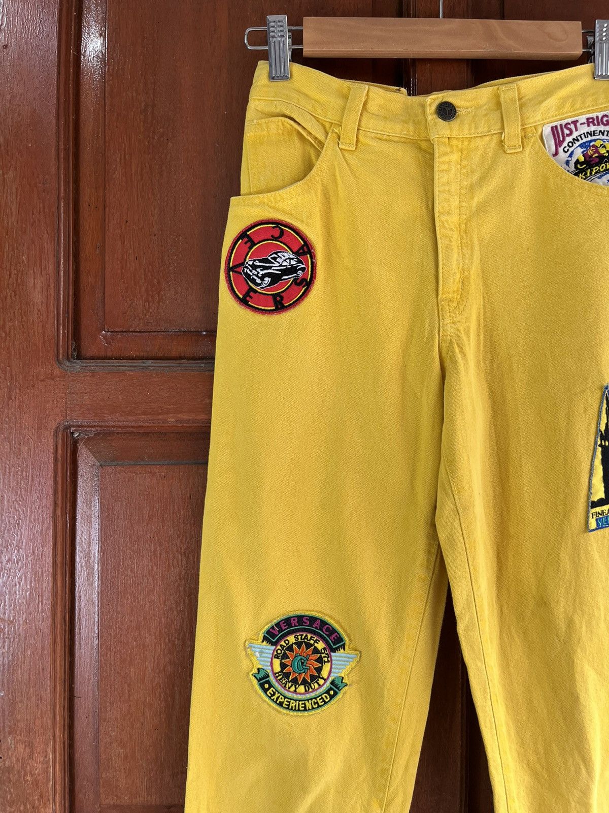 Versace GIANNI VERSACE PATCHES PANTS Size US 26 / EU 42 - 2 Thumbnail