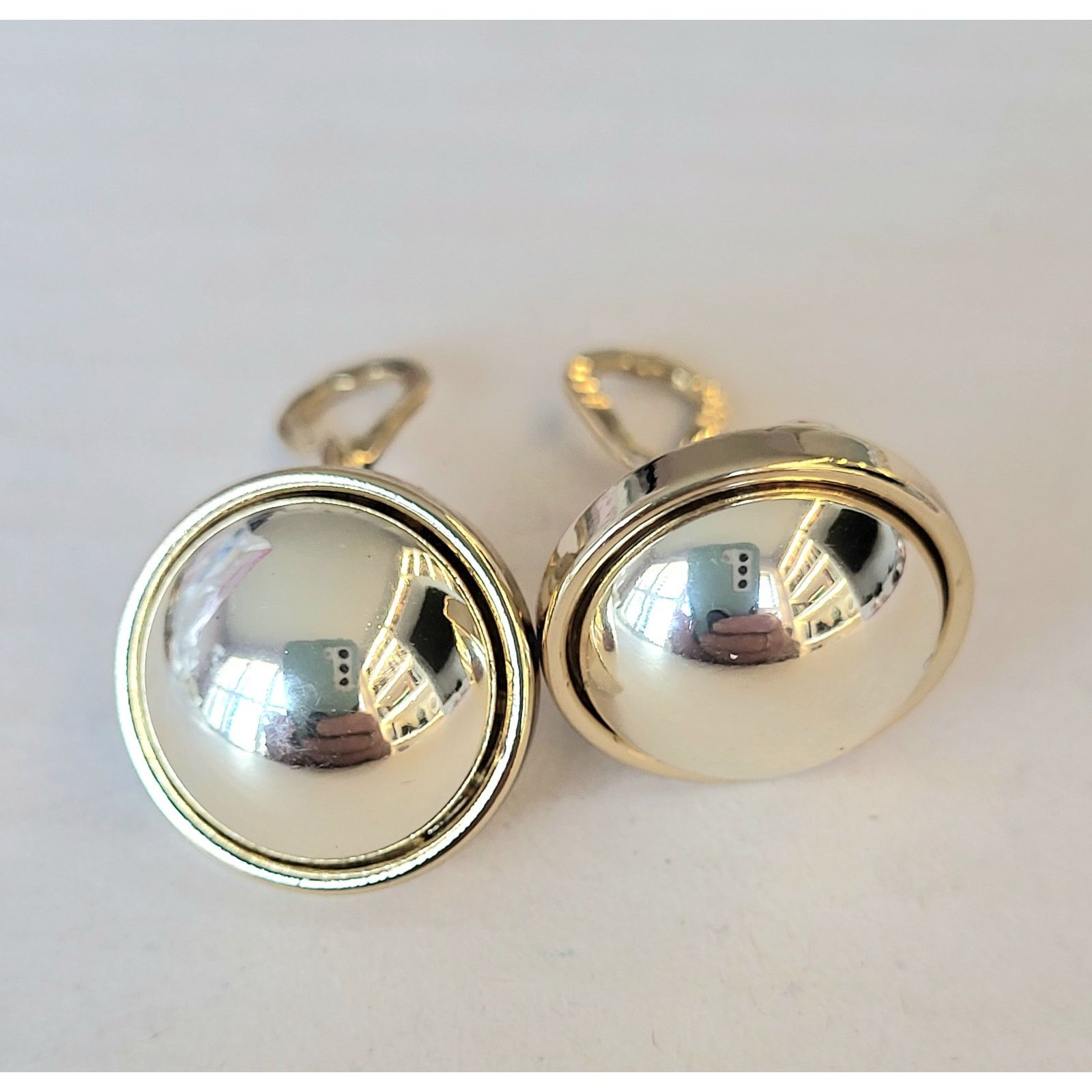Ralph Lauren RLL Ralph Lauren Signed 2-Tone Earrings Silver Gold Clip TJG Size ONE SIZE - 1 Thumbnail