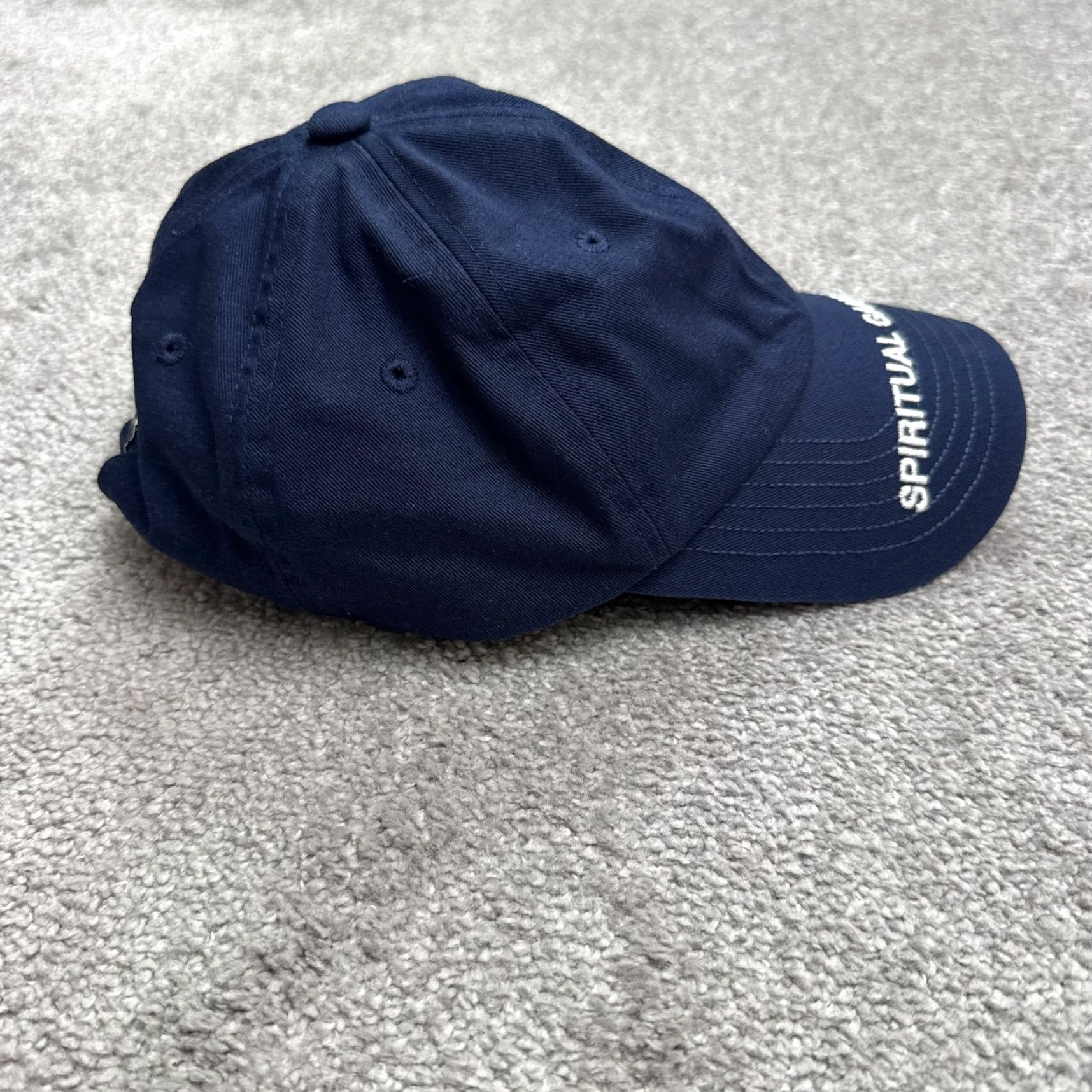 Spiritual Gangster Spiritual Gangster Baseball Hat Cap Mens One Size Blue Logo Embroidered Spiritua l Gangster Baseball Cap Mens One Size Blue Spellout Logo Embroidered Size ONE SIZE - 5 Thumbnail