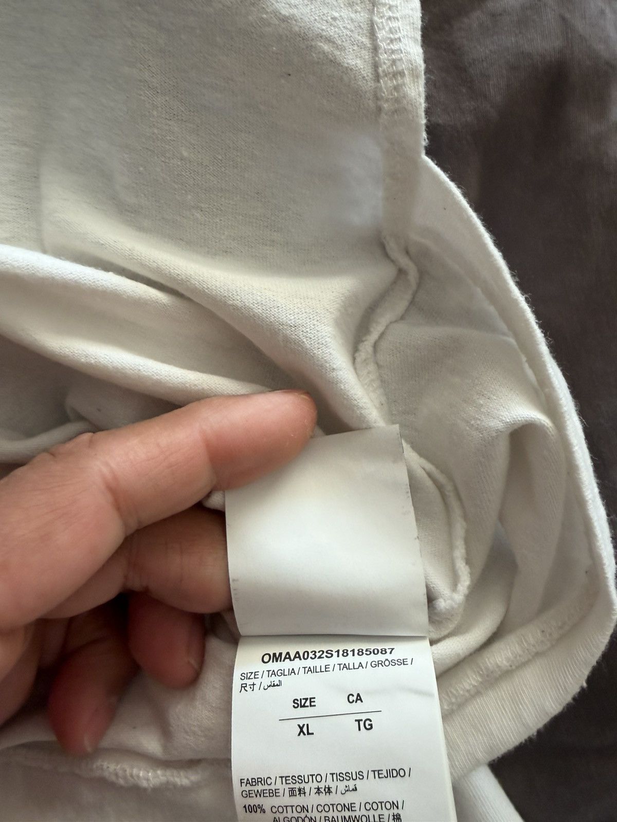 Off-White Off-White Virgil Temperature Map Tee White XL Size US XL / EU 56 / 4 - 11 Thumbnail