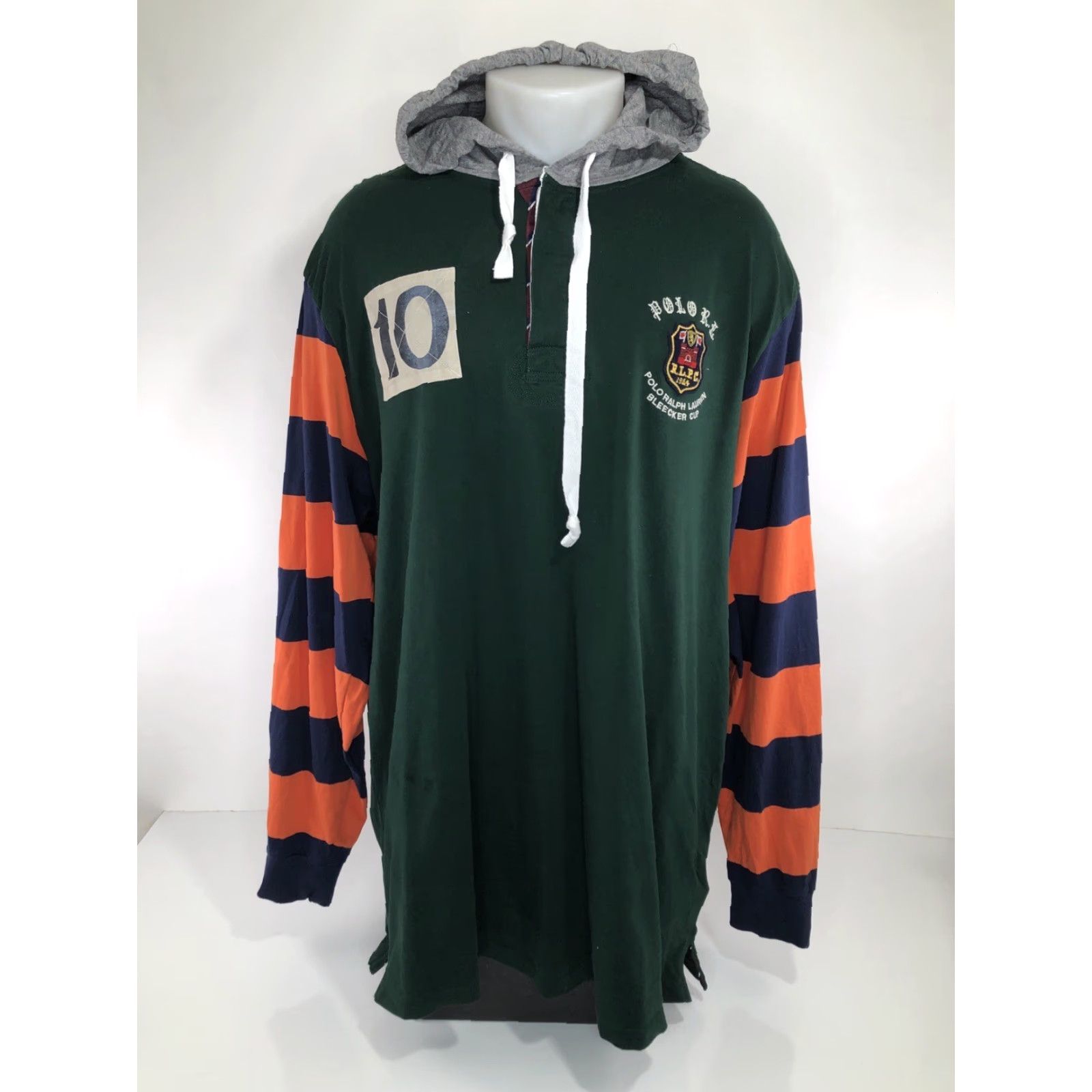 Polo Ralph Lauren POLO RALPH LAUREN Embroidered BLEEKER CUP XL TALL Lightweight Hoodie Men XS TL Green Pullover Hooded Size US XL / EU 56 / 4 - 2 Thumbnail