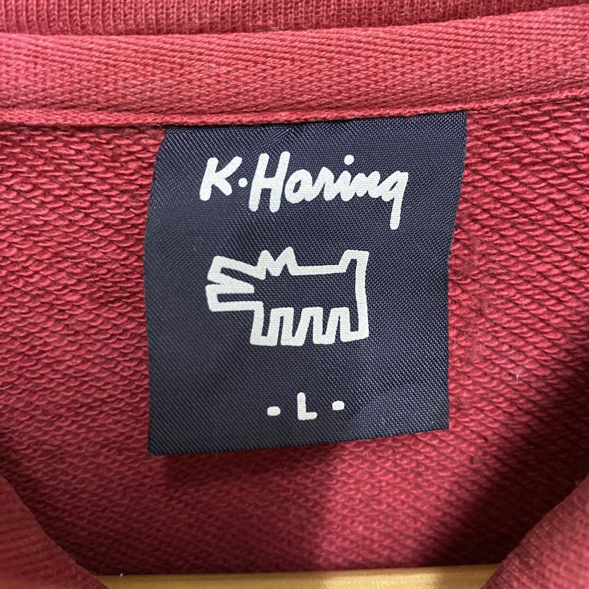 Japanese Brand Keith Haring Small Logo Embroidered Fullzip Sweatshirt Sz M Size US M / EU 48-50 / 2 - 11 Thumbnail
