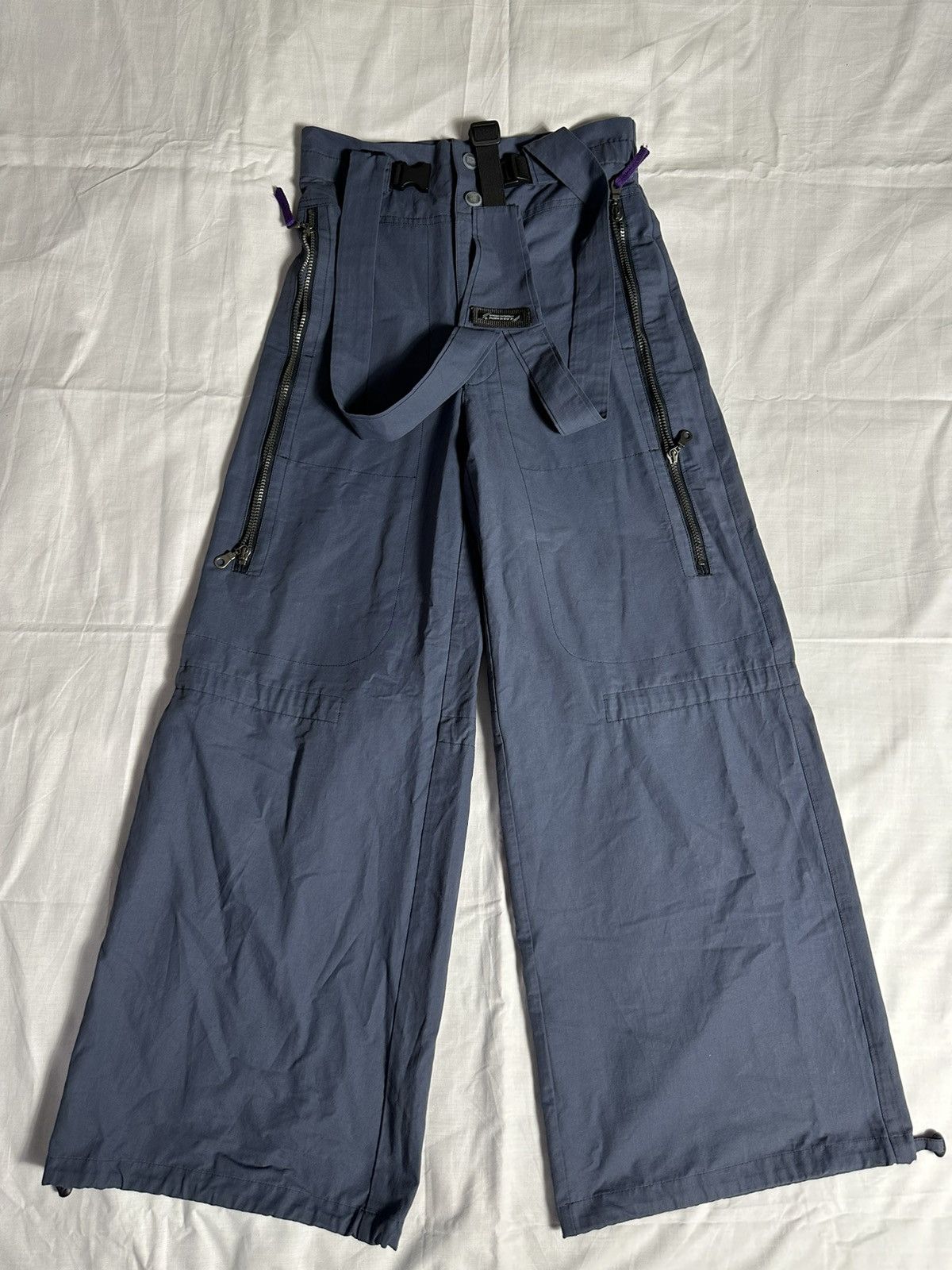 Designer × Marithe + Francois Girbaud 1980s Marithe Francois Girbaud avant garde Opium Y2K Size 25" / US 0 / IT 36 - 1 Thumbnail