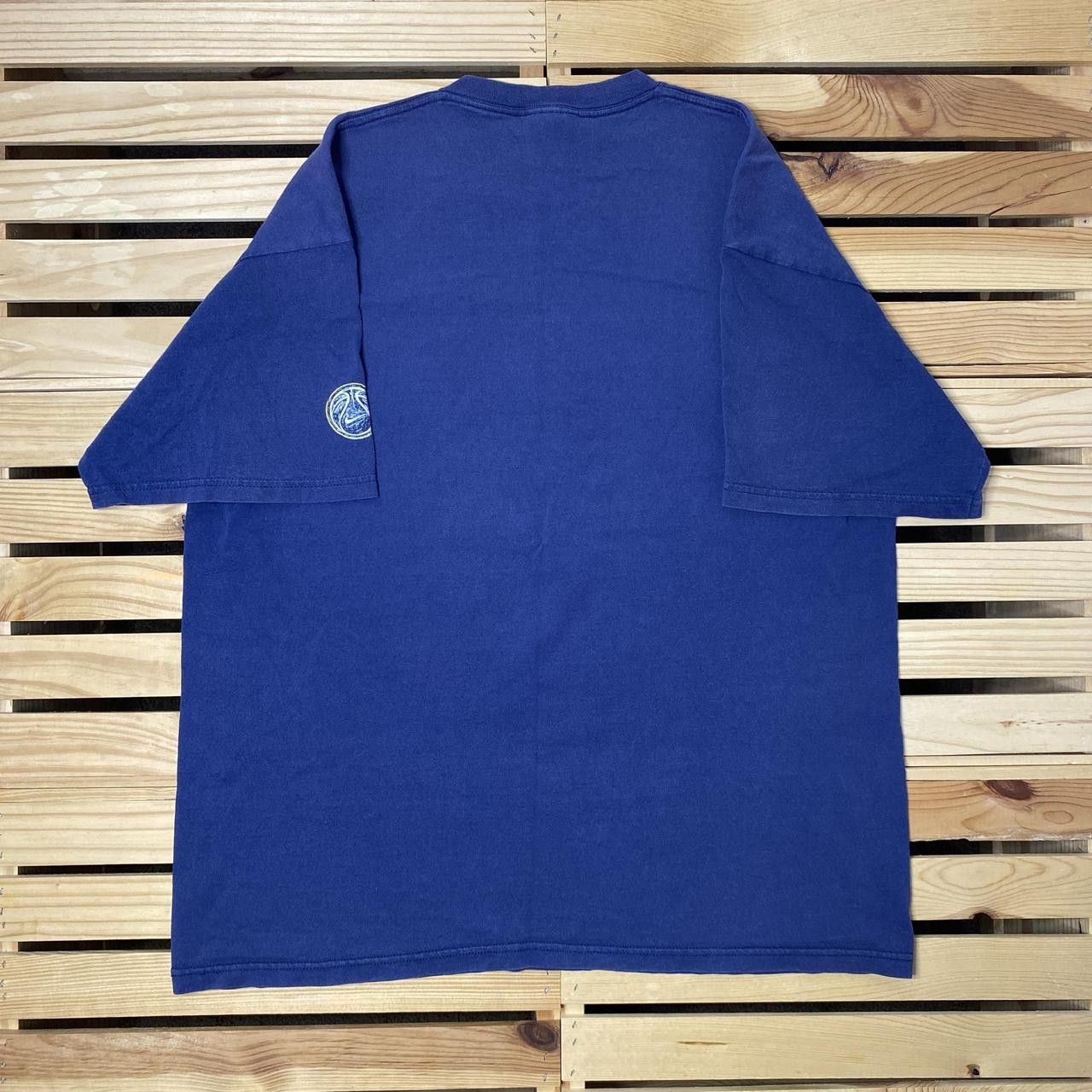 Nike Vintage Nike Navy Blue Basketball Tee Size Large Size US L / EU 52-54 / 3 - 2 Thumbnail