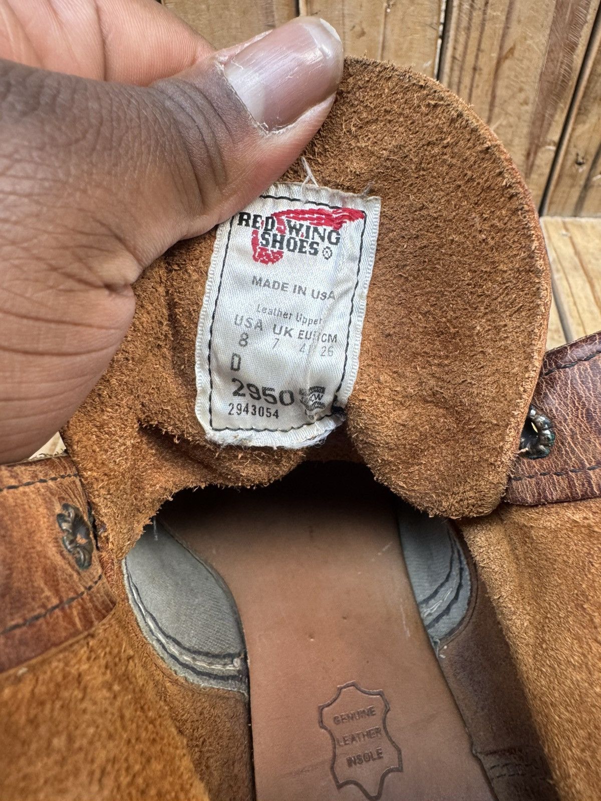 Red Wing Red Wing 2950 Rover Brown Rough and Tough leather boots US 8 Size US 8 / EU 41 - 17 Thumbnail