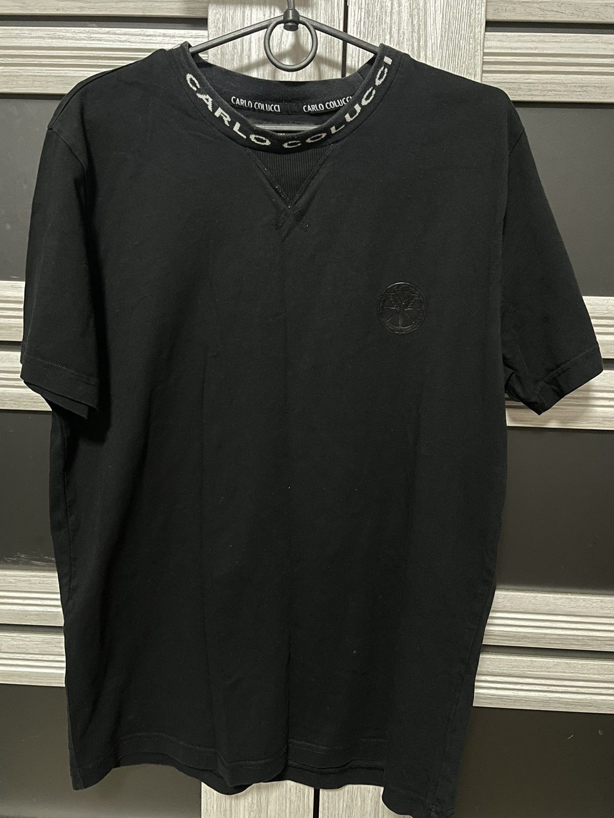 Carlo Colucci Carlo Colucci Vintage Black Logo Streetwear T-Shirt M Size US M / EU 48-50 / 2 - 1 Thumbnail