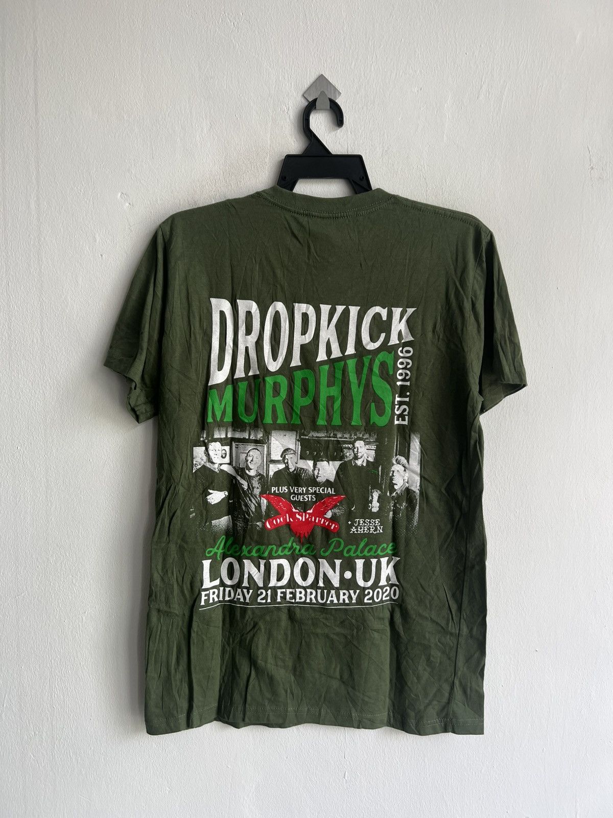 Vintage Vintage Dropkick Murphy & Gangs All Here 2020 UK Tour Shirt Size US M / EU 48-50 / 2 - 2 Thumbnail