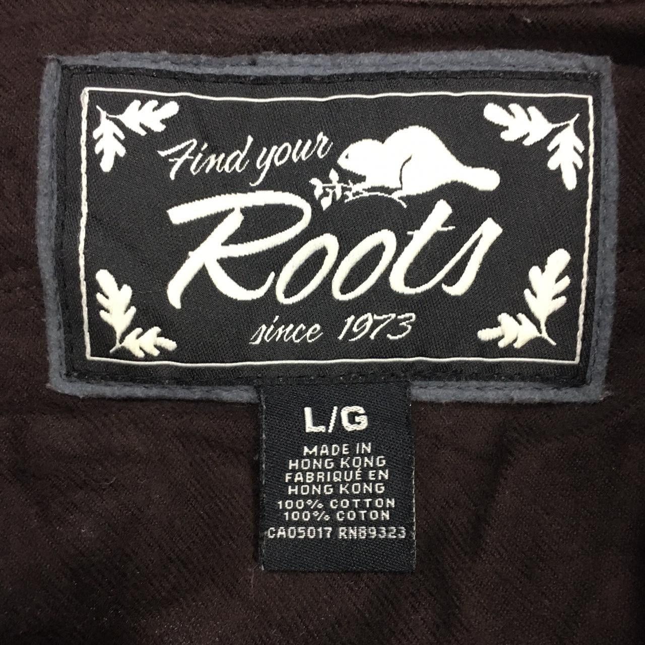 Roots Vtg ROOTS Button Up Work Shirt Workwear Clothing Size US L / EU 52-54 / 3 - 4 Thumbnail