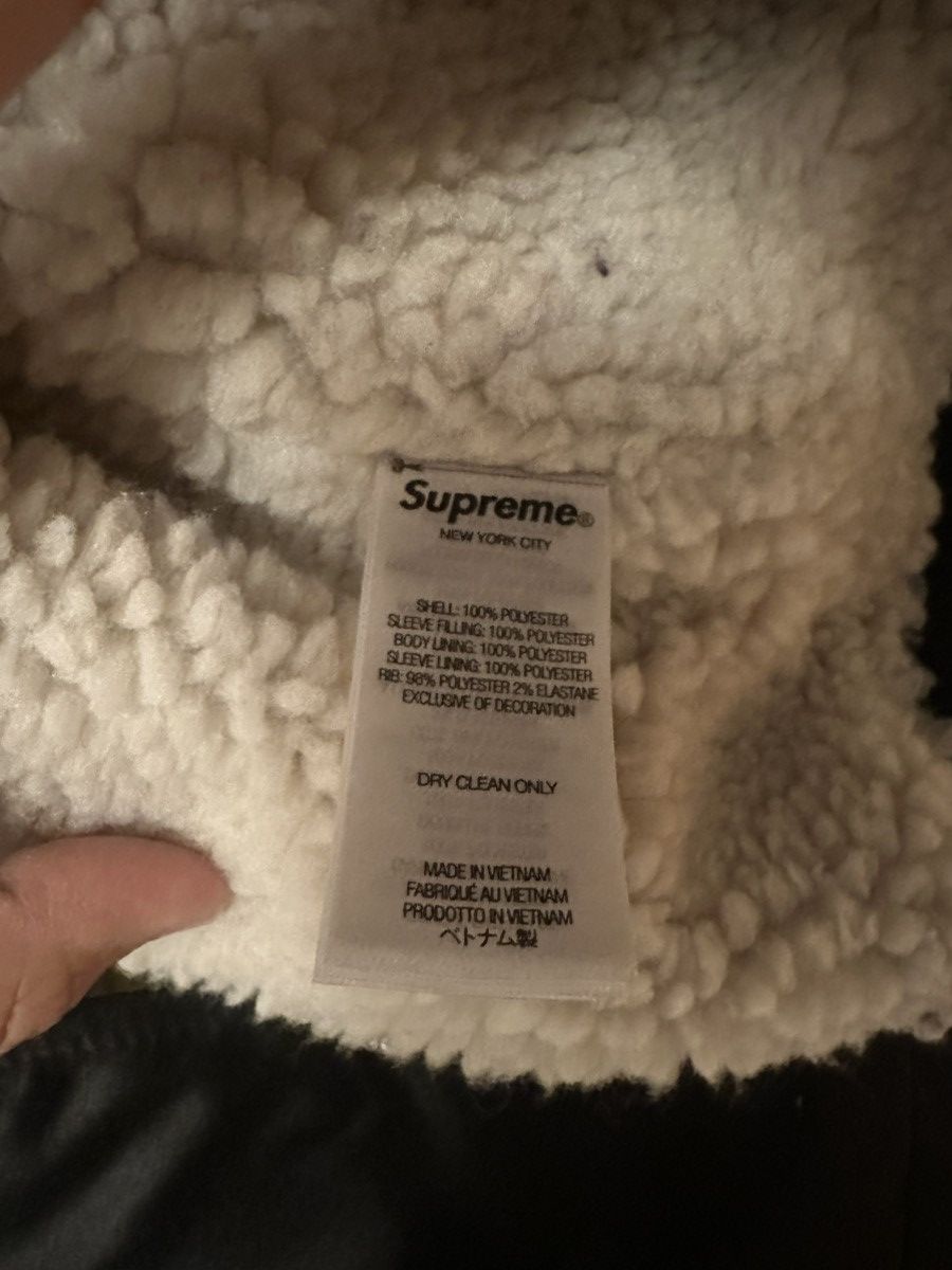 Mitchell & Ness × Supreme Supreme x Mitchell & Ness Lined Hooded SatinVarsity Jacket Size US L / EU 52-54 / 3 - 11 Thumbnail