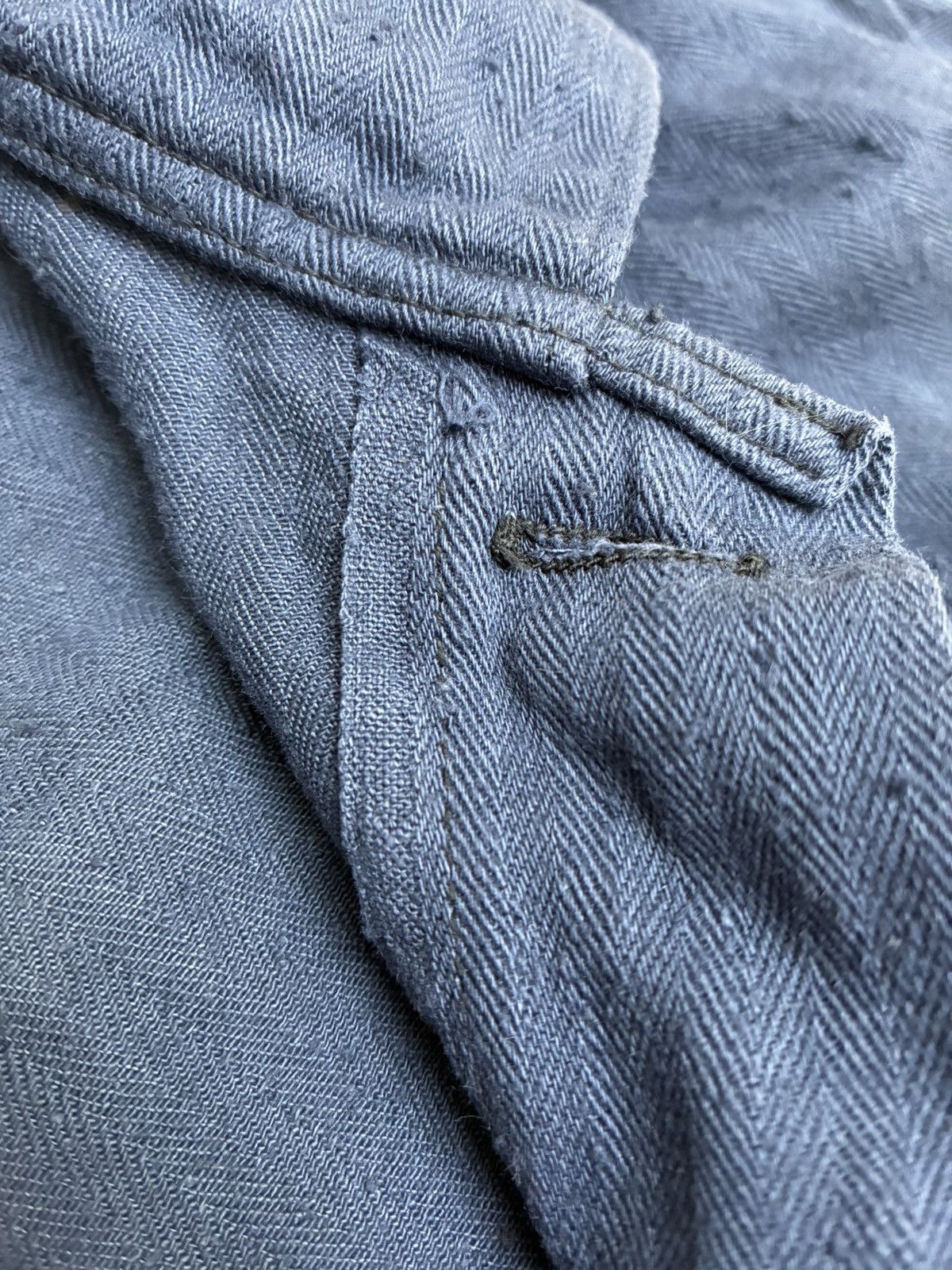 Other SELVEDGE NEP HBT CHORE JACKET, dated from 60s or 70s Size US XS / EU 42 / 0 - 1 Thumbnail