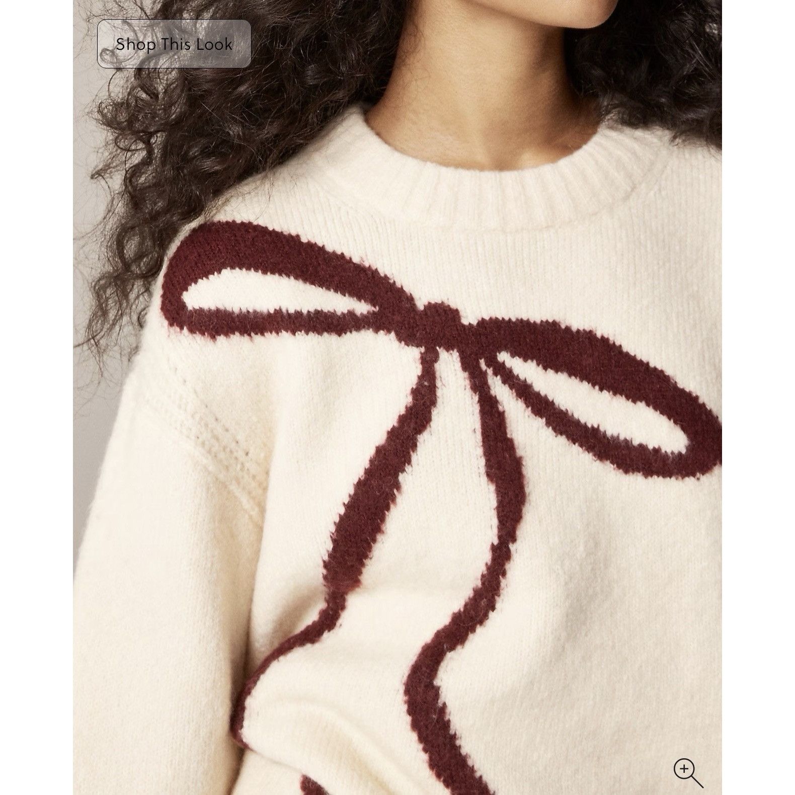 J.Crew J.Crew Womens Relaxed Bow Print Crewneck Pullover Small Crea Size S / US 4 / IT 40 - 4 Thumbnail