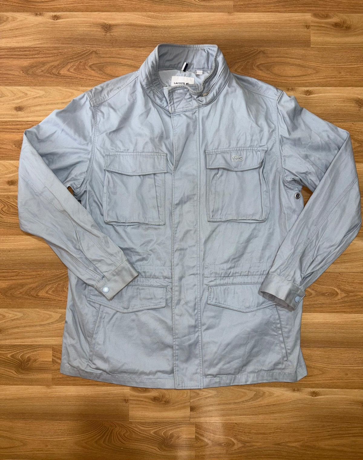 Lacoste Luxury x vintage x Lacoste x Multi Pocket Heavy Jacket Size US XXL / EU 58 / 5 - 1 Thumbnail