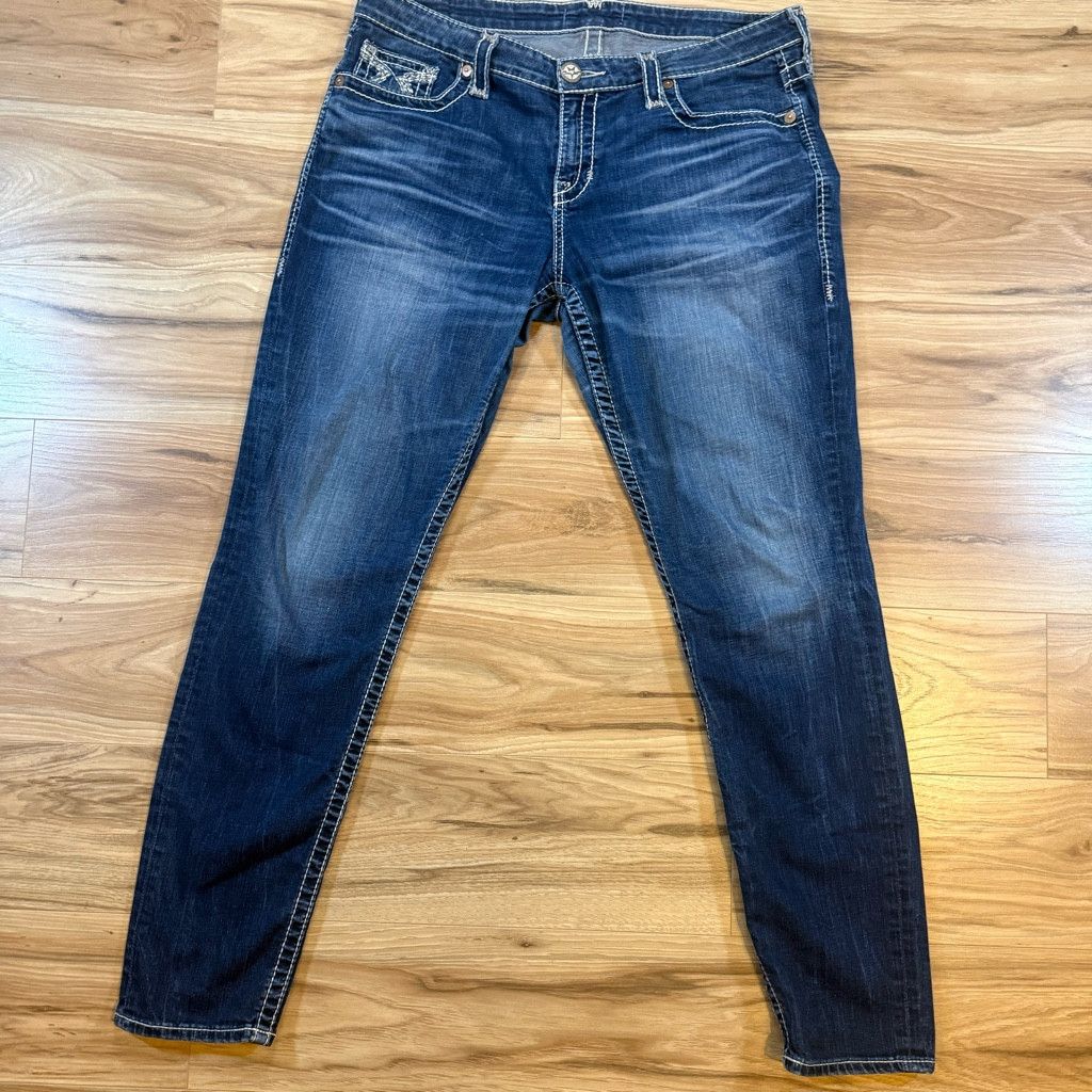 Big Star Big Star Men’s Slim Straight Jeans 32R Blue Size 24" / US 00 / IT 34 - 1 Thumbnail