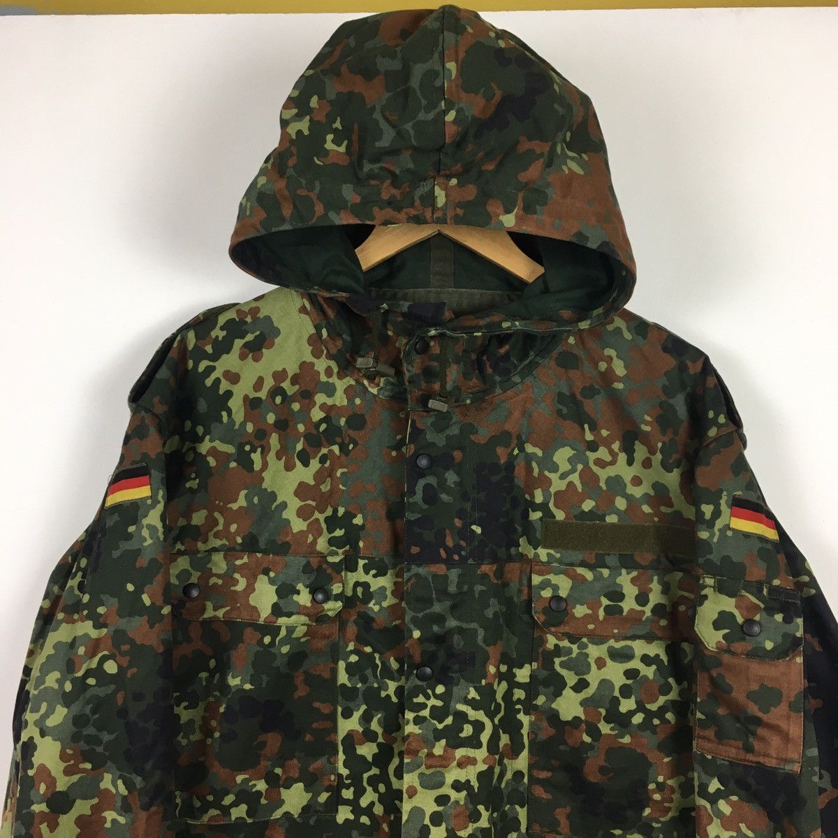 Vintage Vtg 98 Scharrer Untergrb German Camouflage Field Jacket Size US L / EU 52-54 / 3 - 6 Thumbnail