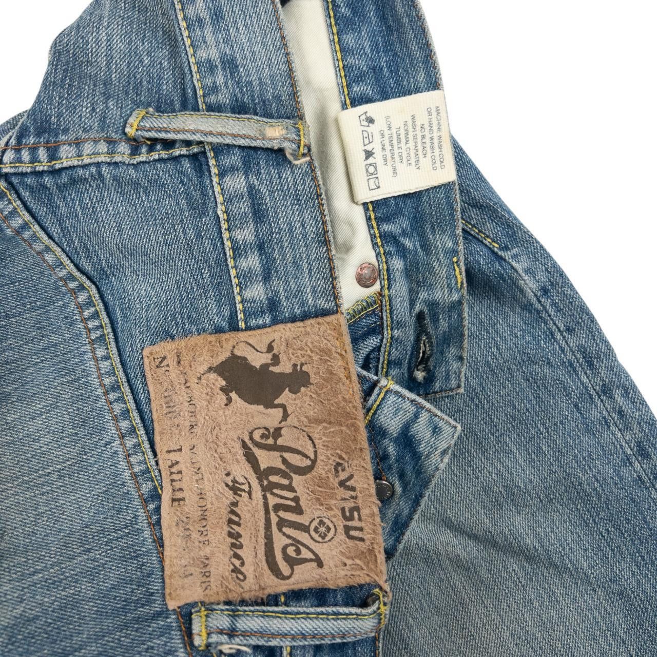 Evisu Vintage Evisu Paris Sideways Gull Japanese Denim Jeans W29 Size US 29 - 6 Thumbnail