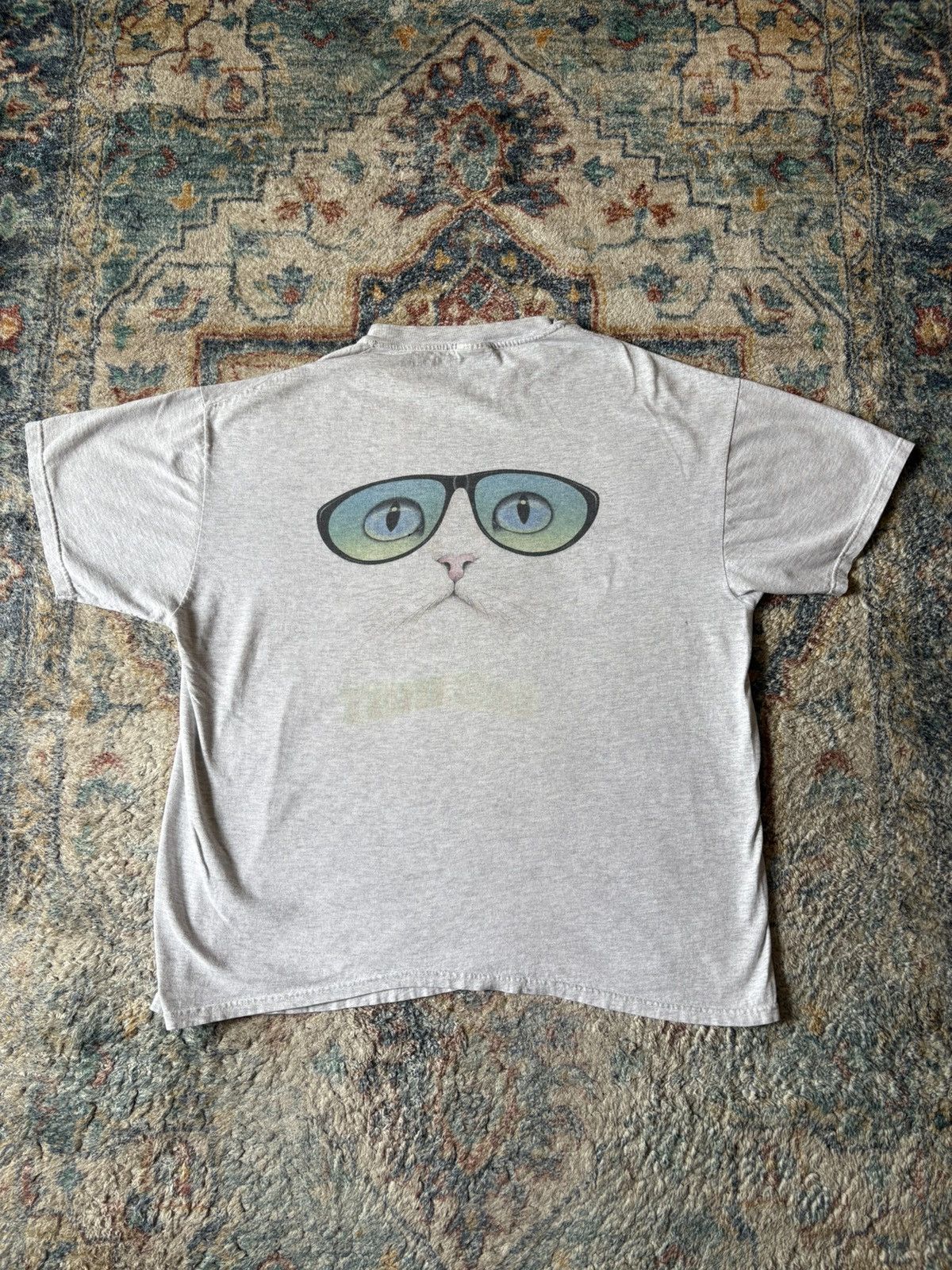 Vintage Vintage Cat Glasses T-shirt Size XL Size US XL / EU 56 / 4 - 1 Thumbnail