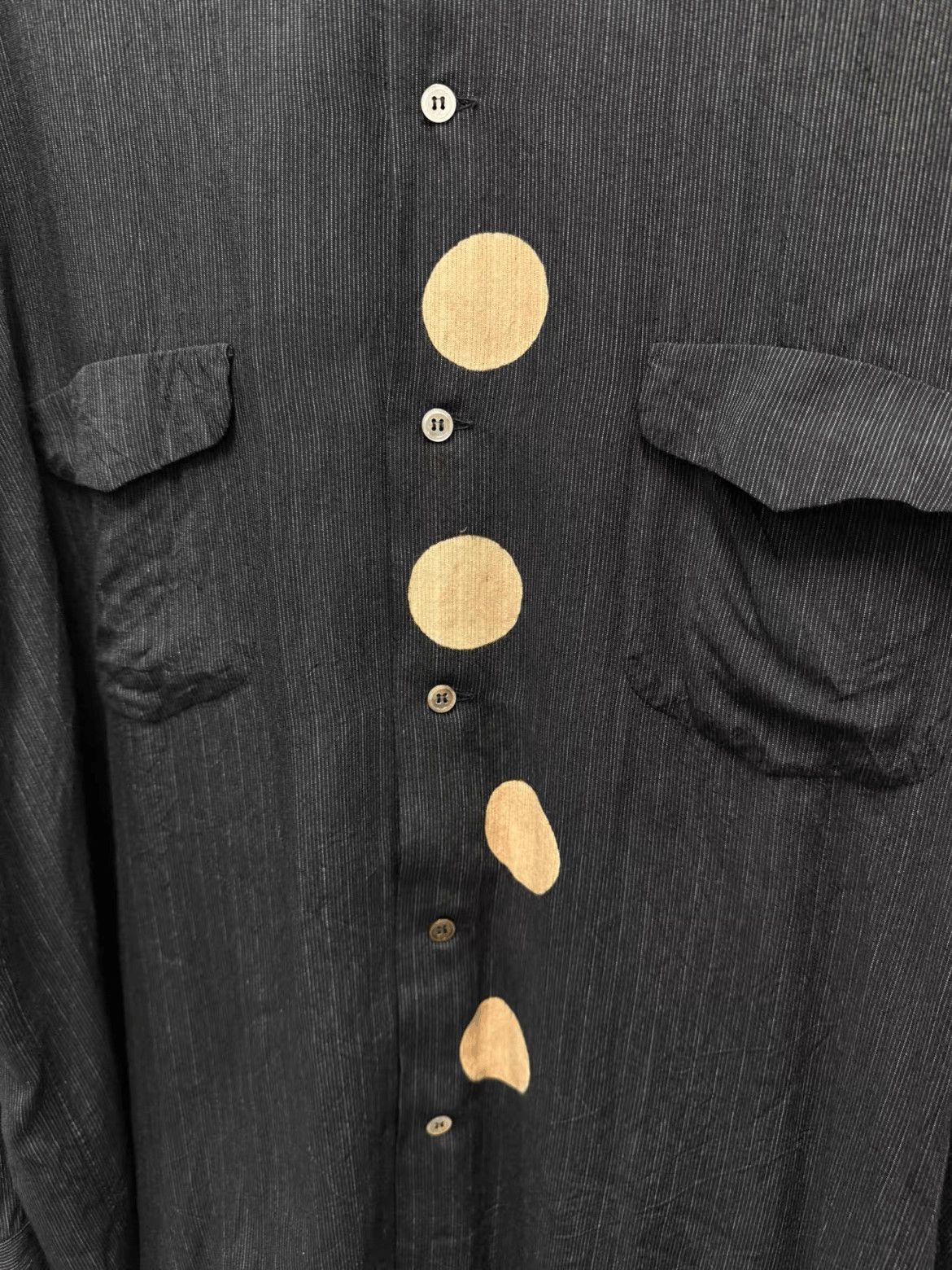 Yohji Yamamoto Yohji Yamamoto Yohji Yamamoto Pour Homme 96AW Moon Pattern Size US M / EU 48-50 / 2 - 3 Thumbnail