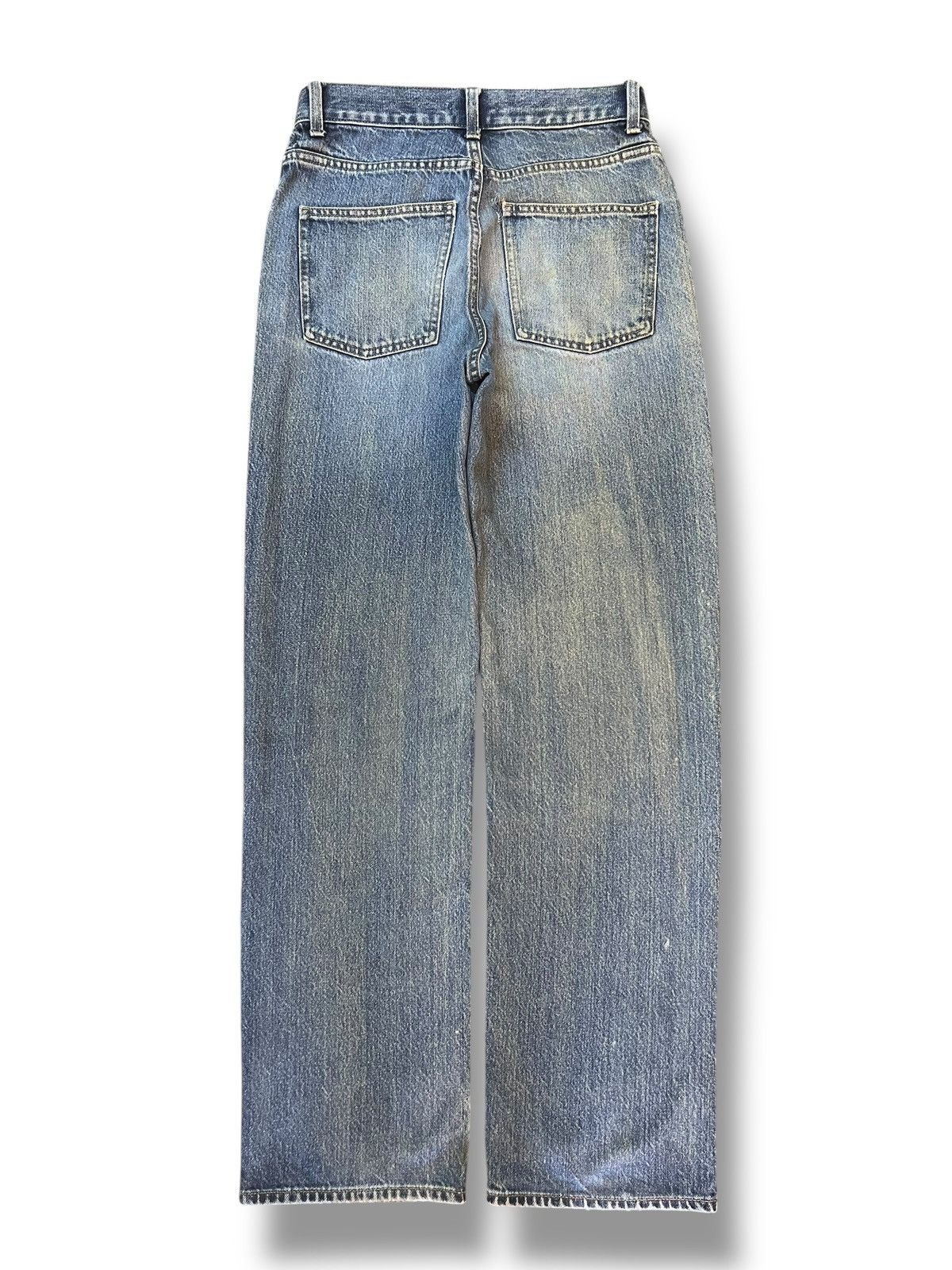 Uniqlo Vintage Uniqlo Japan - Faded Mud Wash, Loose Straight Jeans Size US 29 - 2 Thumbnail