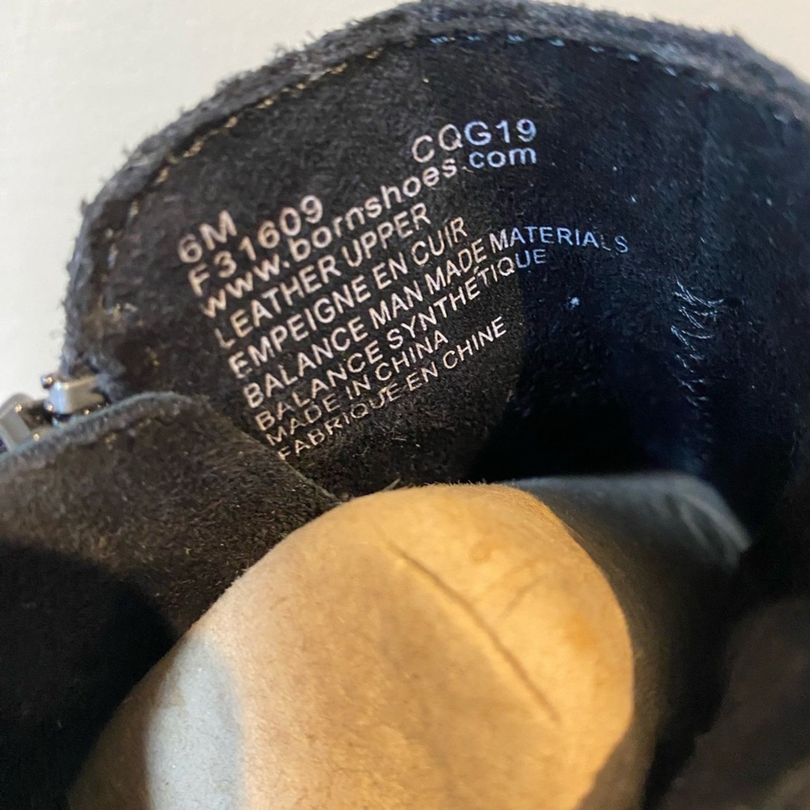Born BNWT BORN Ankle Bootie In Black Suede Size 6 NEW #F31609 Size US 6 / IT 36 - 4 Thumbnail