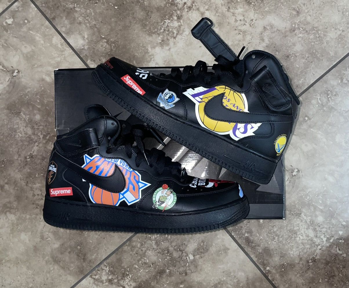 Basketball Shoe Nike Supreme Nba Air Force Nba X Supreme Discount