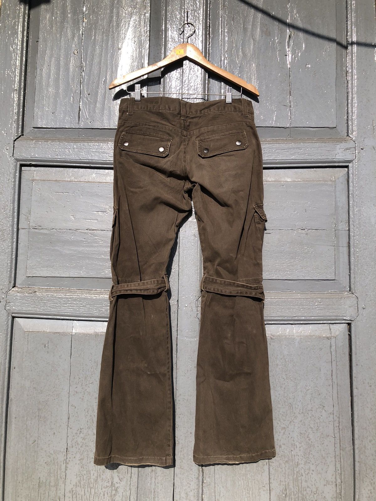 If Six Was Nine × Japanese Brand × semanticdesign Semantic Design Bootcut Bondage Cargo Pants Size US 32 / EU 48 - 2 Thumbnail