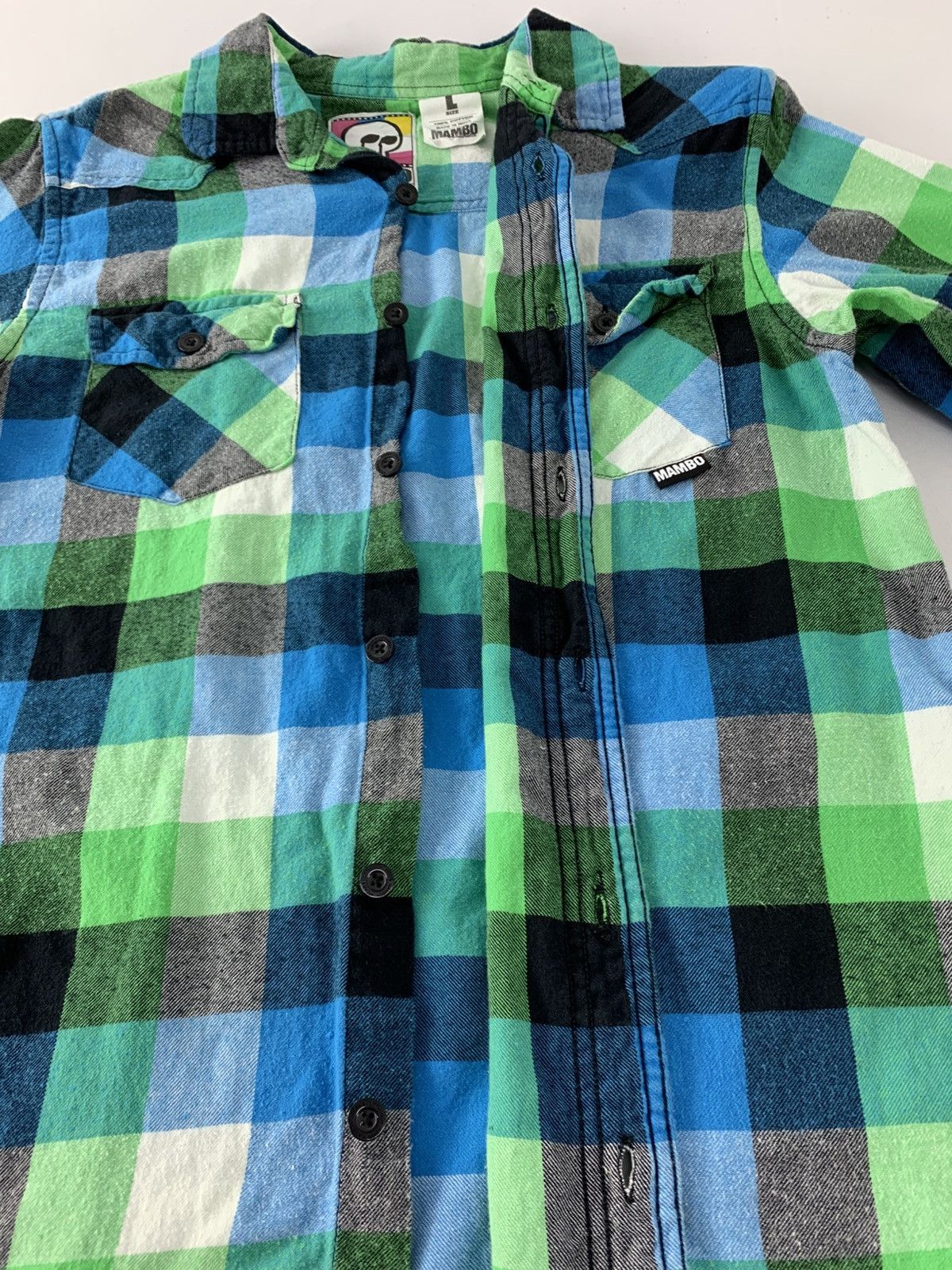Mambo Mambo Plaid Checked Flannel Button Up Shirt Longsleeve Size US M / EU 48-50 / 2 - 5 Thumbnail