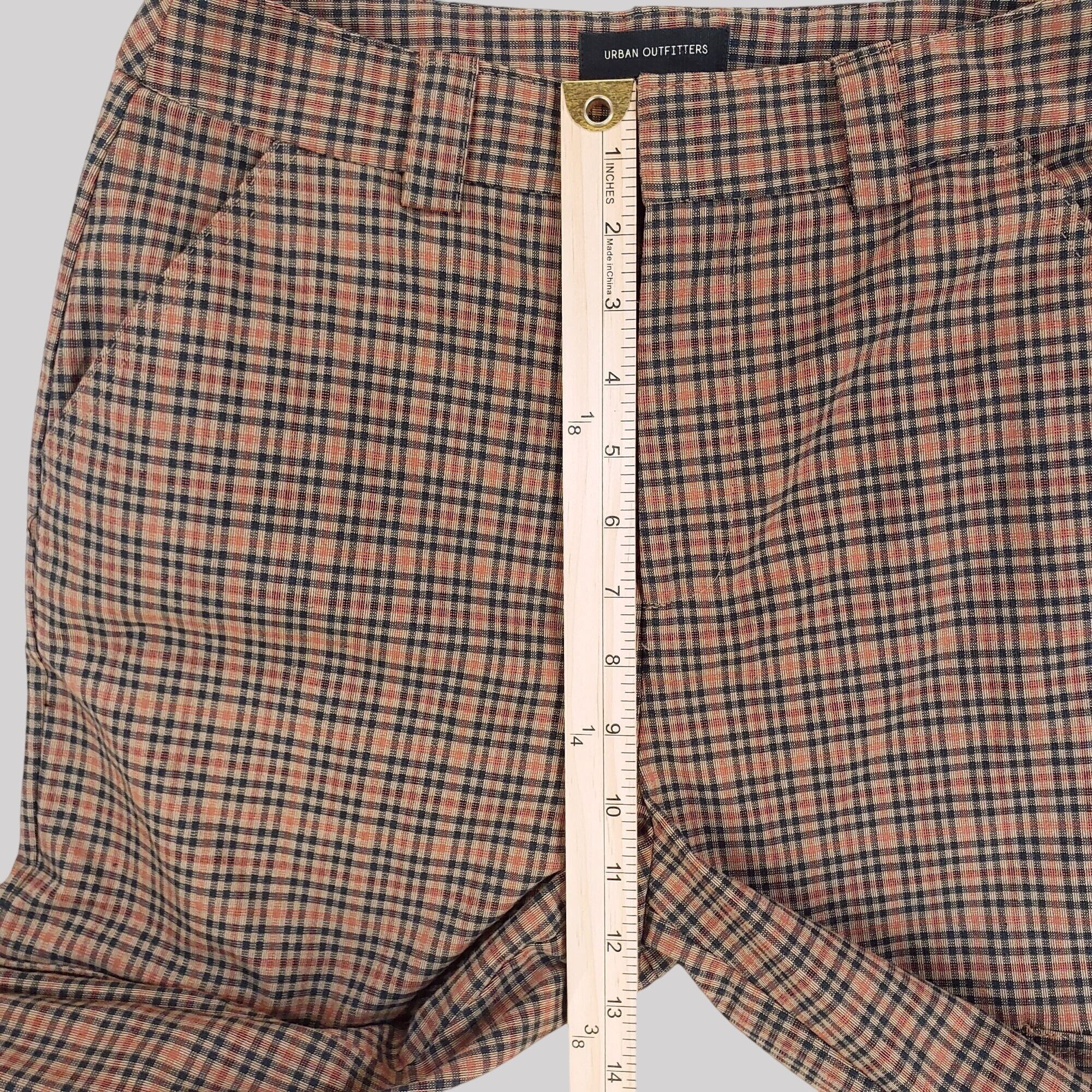 Urban Outfitters Urban Outfitters Brown/Tan Checkered Plaid Cargo Jogger Pant Size 28" / US 6 / IT 42 - 15 Thumbnail
