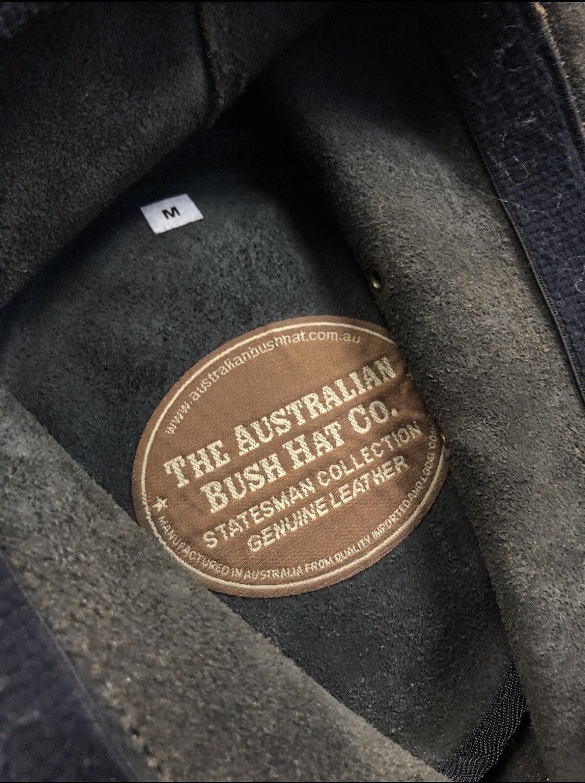 Vintage VINTAGE The Australian Bush Hat Co Statesman Leather Rare Size ONE SIZE - 10 Thumbnail