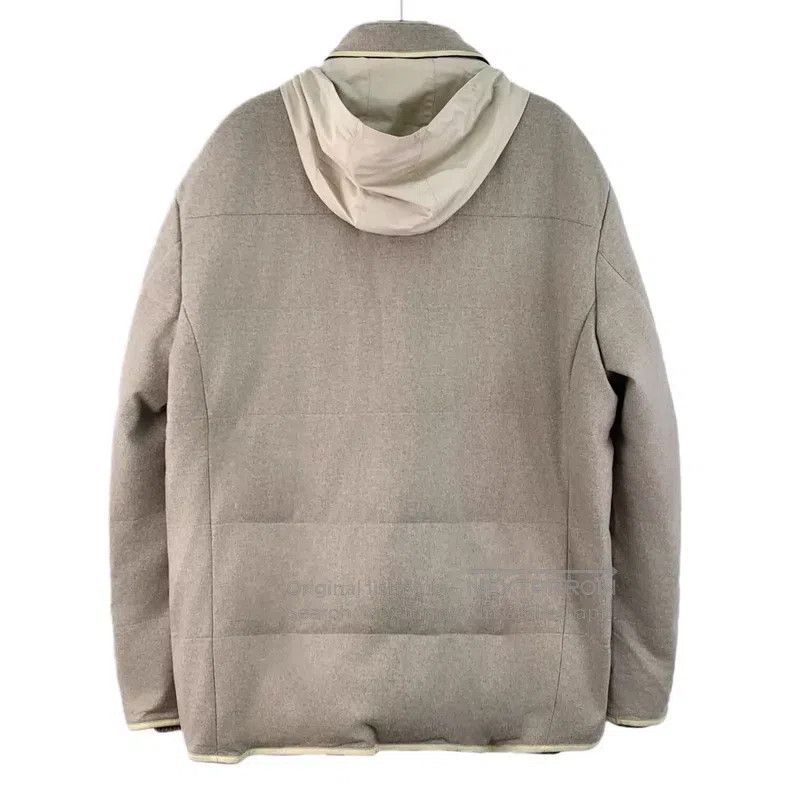Loro Piana Loro Piana size 3XL Heather gray cashmere hooded long-sleev Size US XXL / EU 58 / 5 - 2 Thumbnail