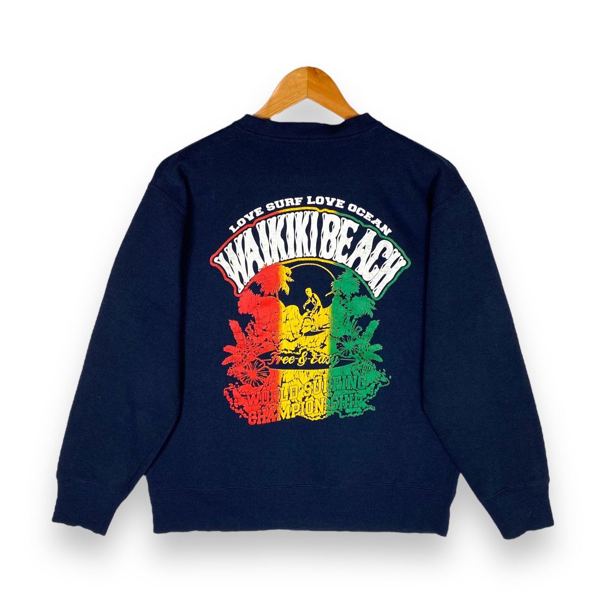 Vintage VINTAGE WAIKIKI BEACH WORLD SURFING CHAMPIONSHIP CREWNECK Size US M / EU 48-50 / 2 - 1 Thumbnail
