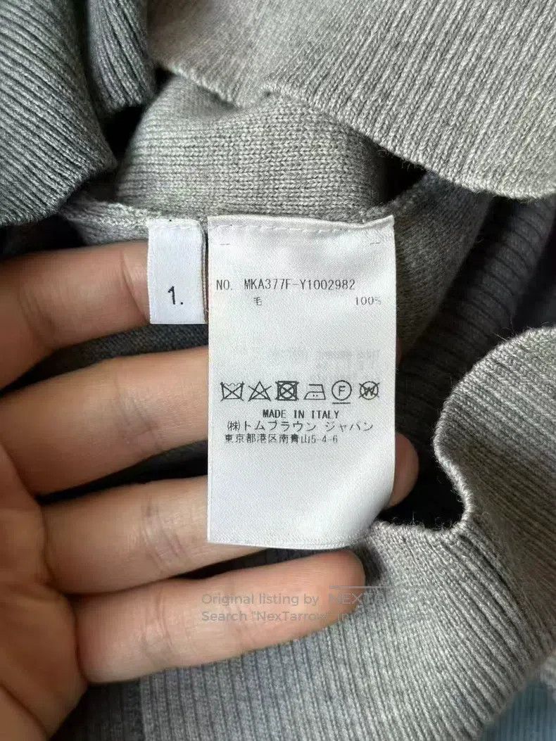 Thom Browne Thom Browne Color-Blocked Sweater Size US S / EU 44-46 / 1 - 4 Thumbnail