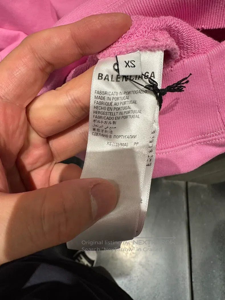 Balenciaga Balenciaga Pink hoodie Size US XS / EU 42 / 0 - 5 Thumbnail